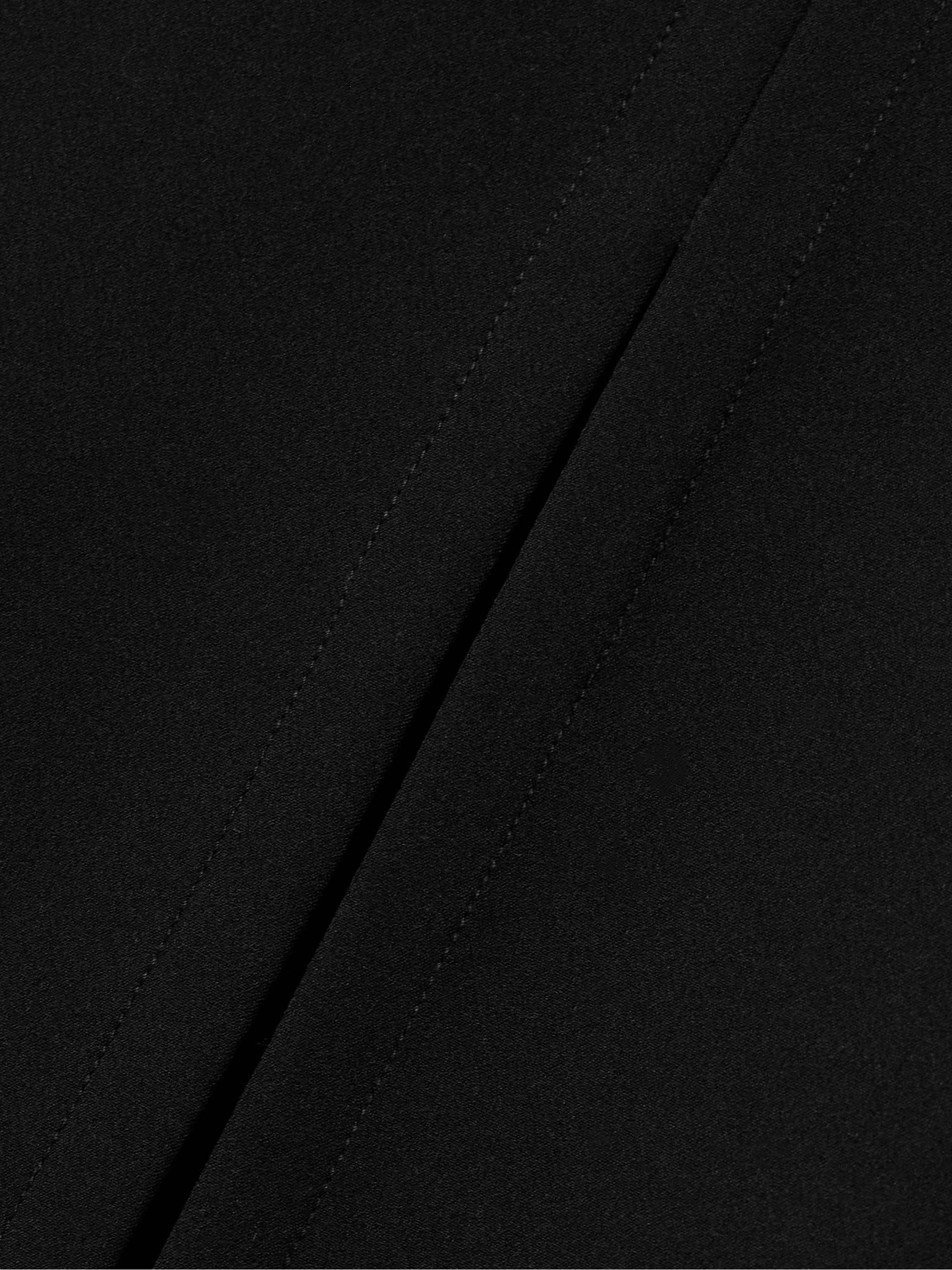 Colby stretch recycled-crepe midi skirt view