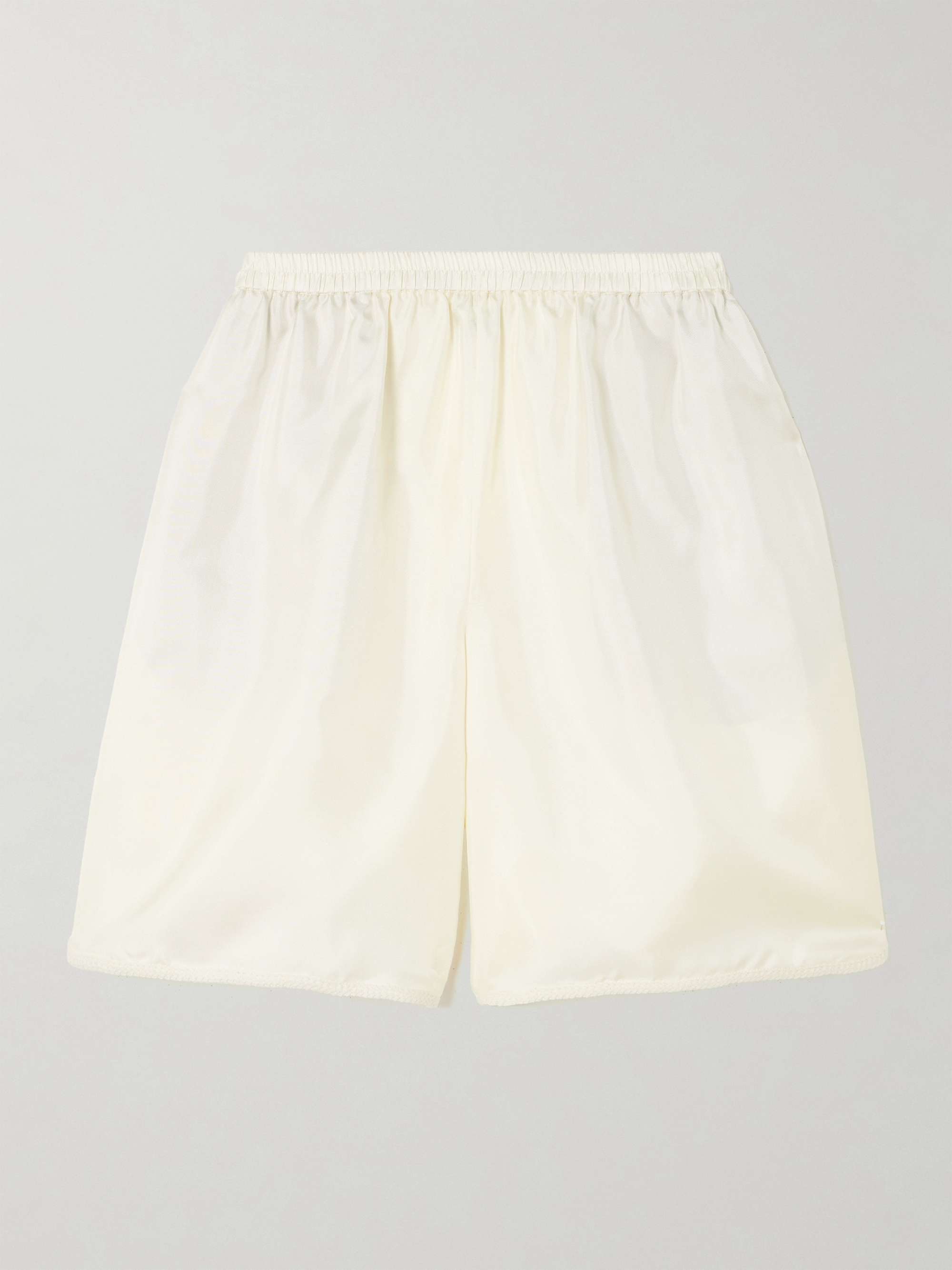 Silk shorts view