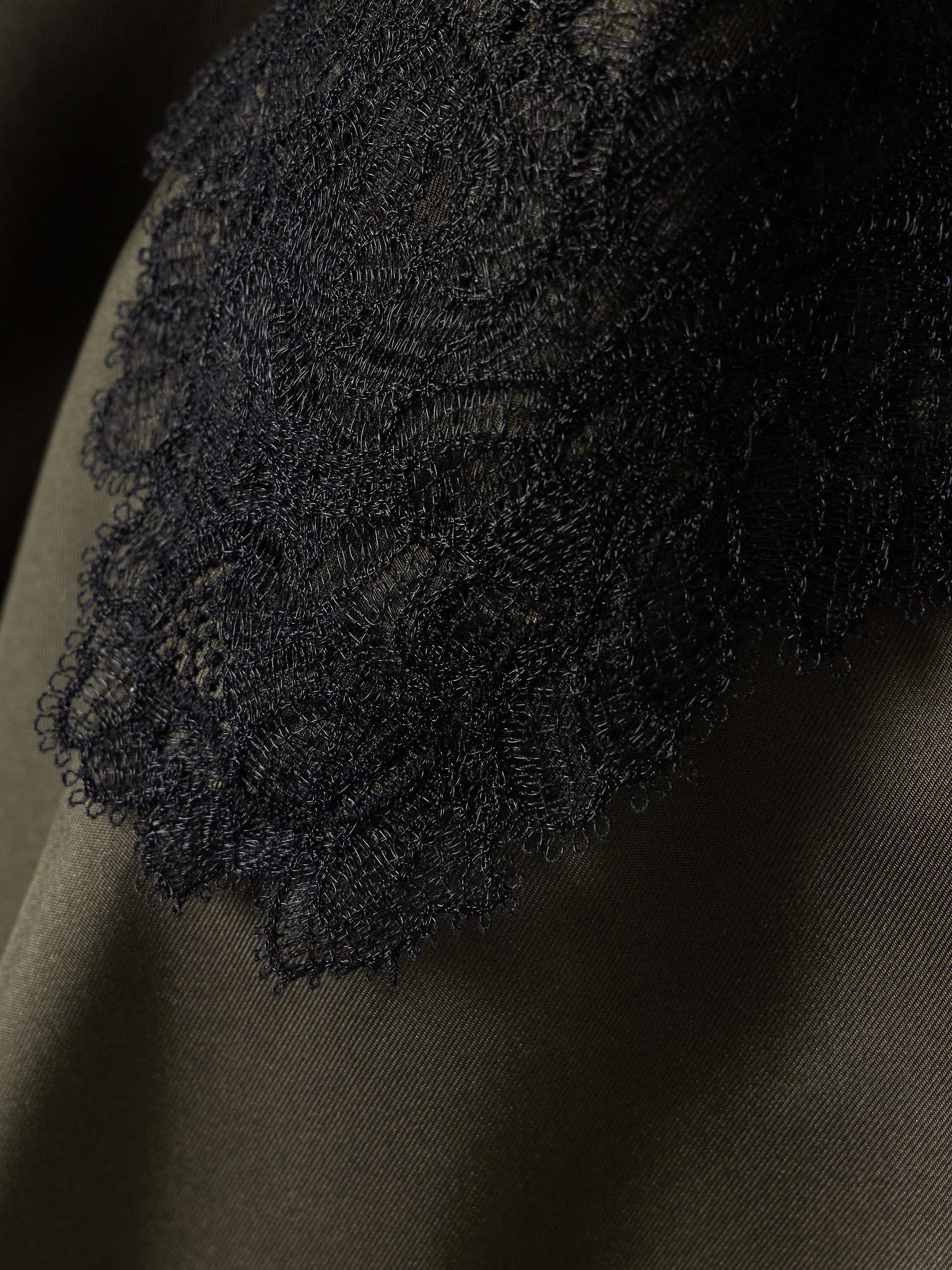 Lace-trimmed silk camisole view