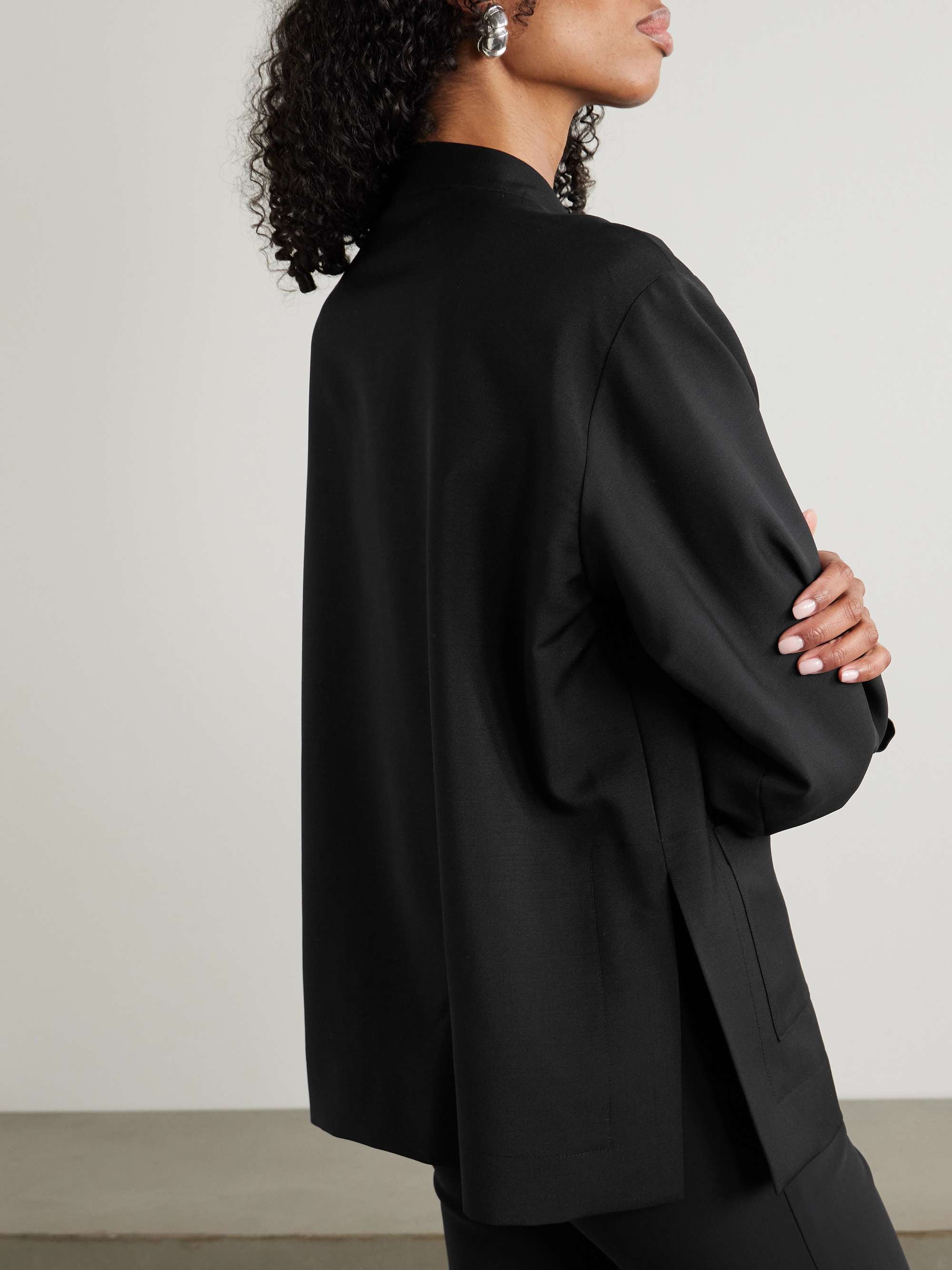 Wool and mohair-blend jacket view