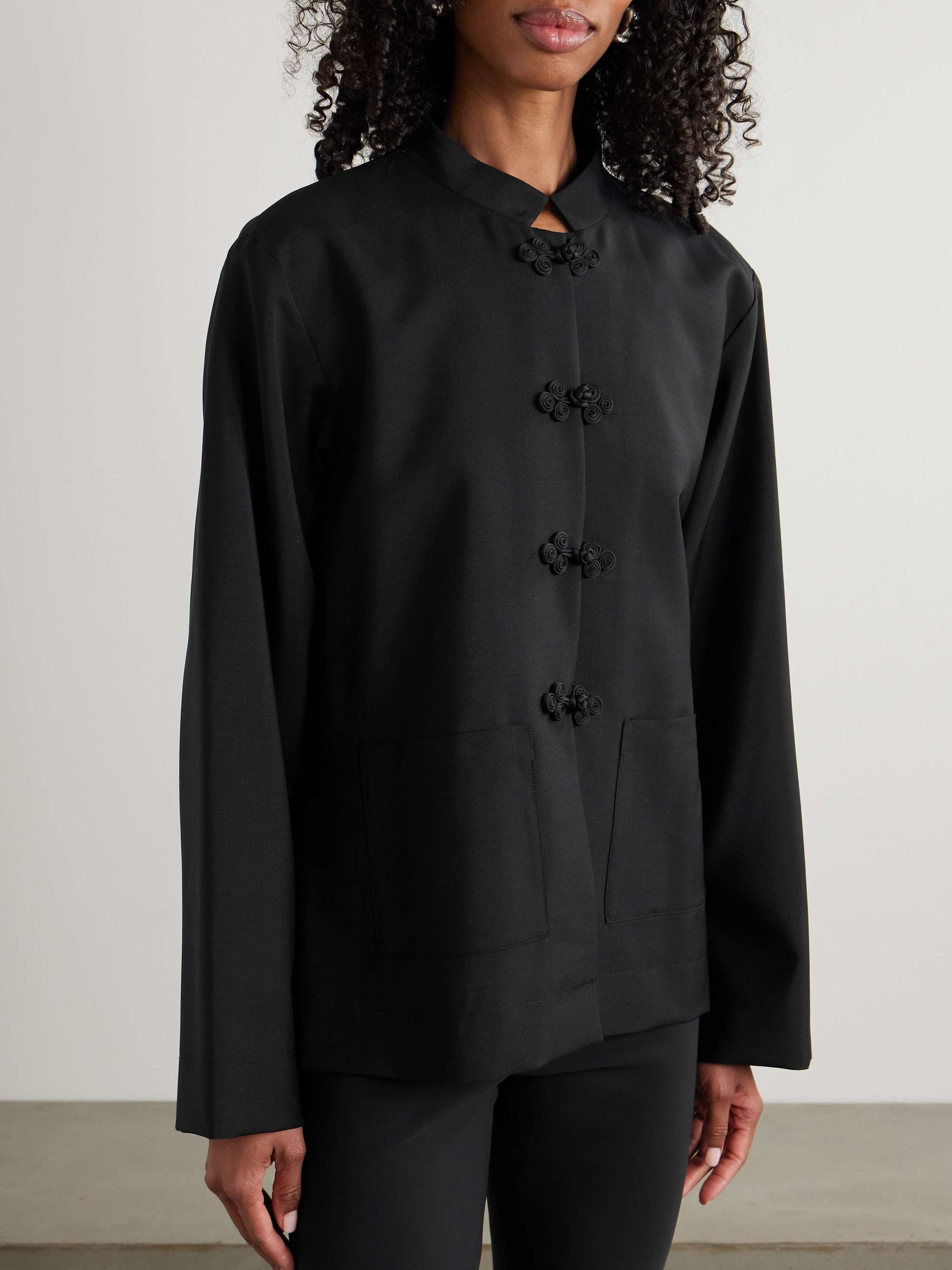 Wool and mohair-blend jacket view
