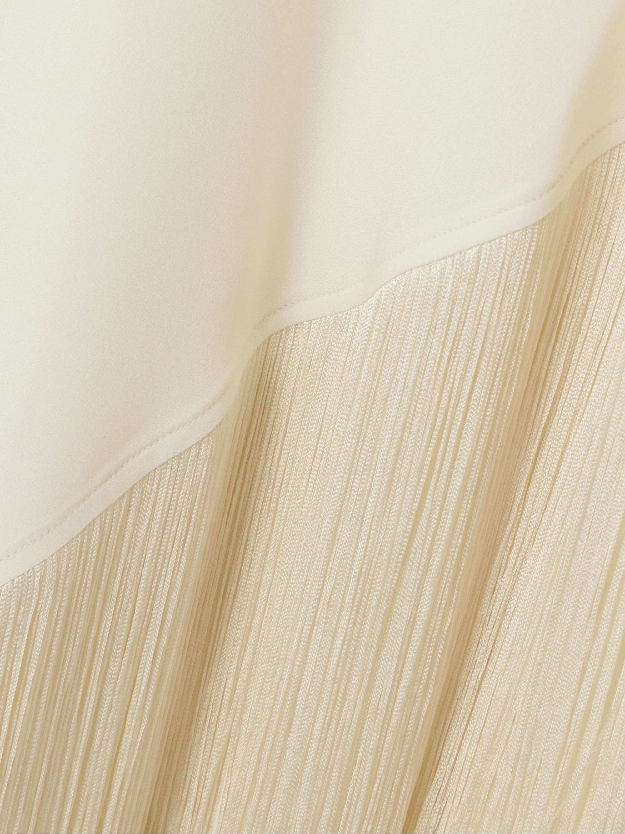 1974 belted fringed crepe kaftan view