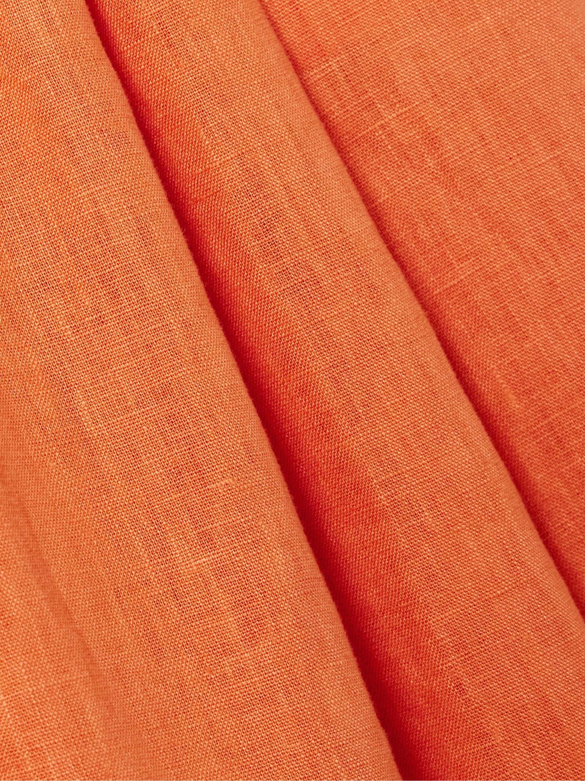 Cruz pleated linen shorts view