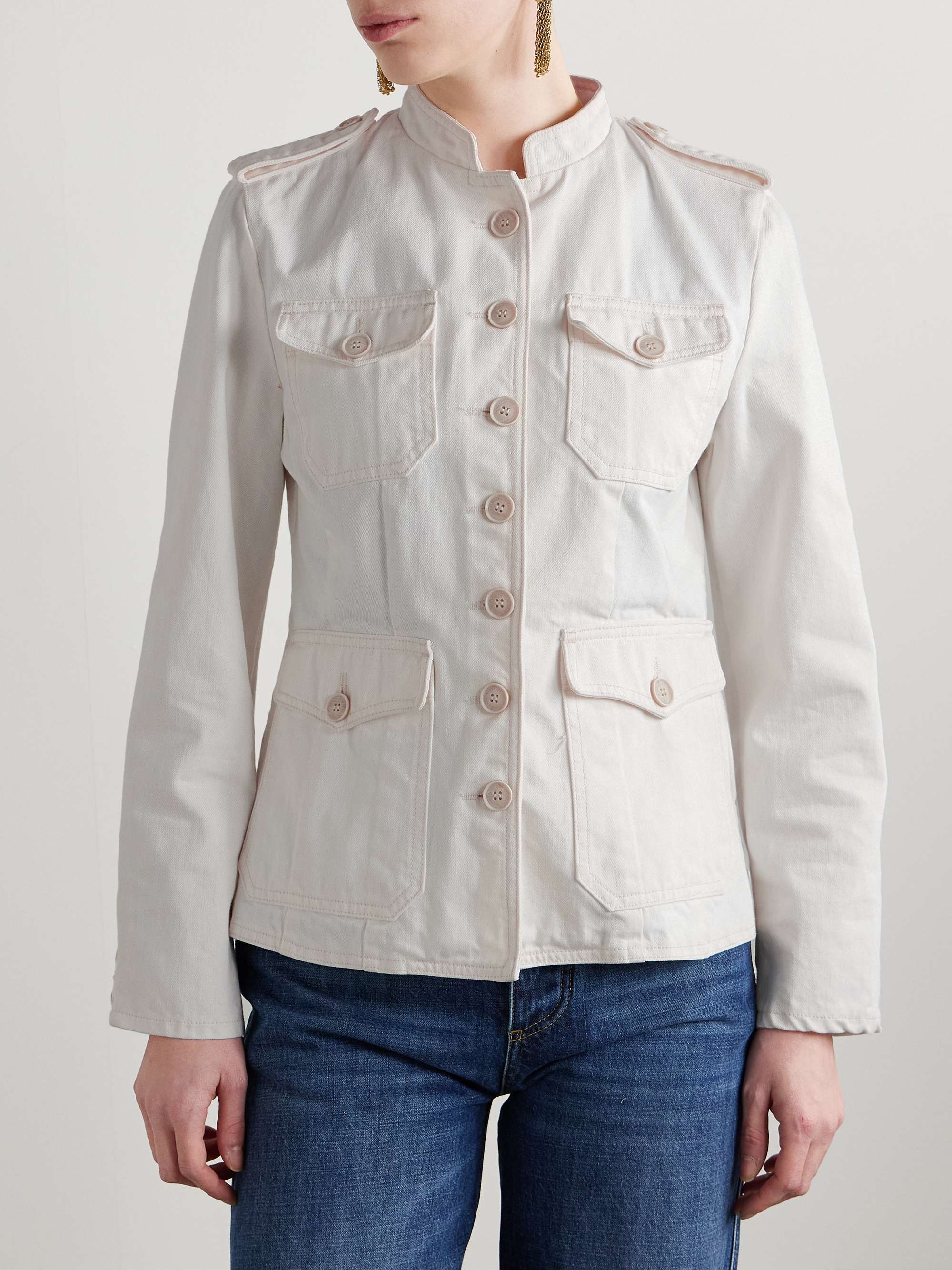 Geraldine denim jacket view