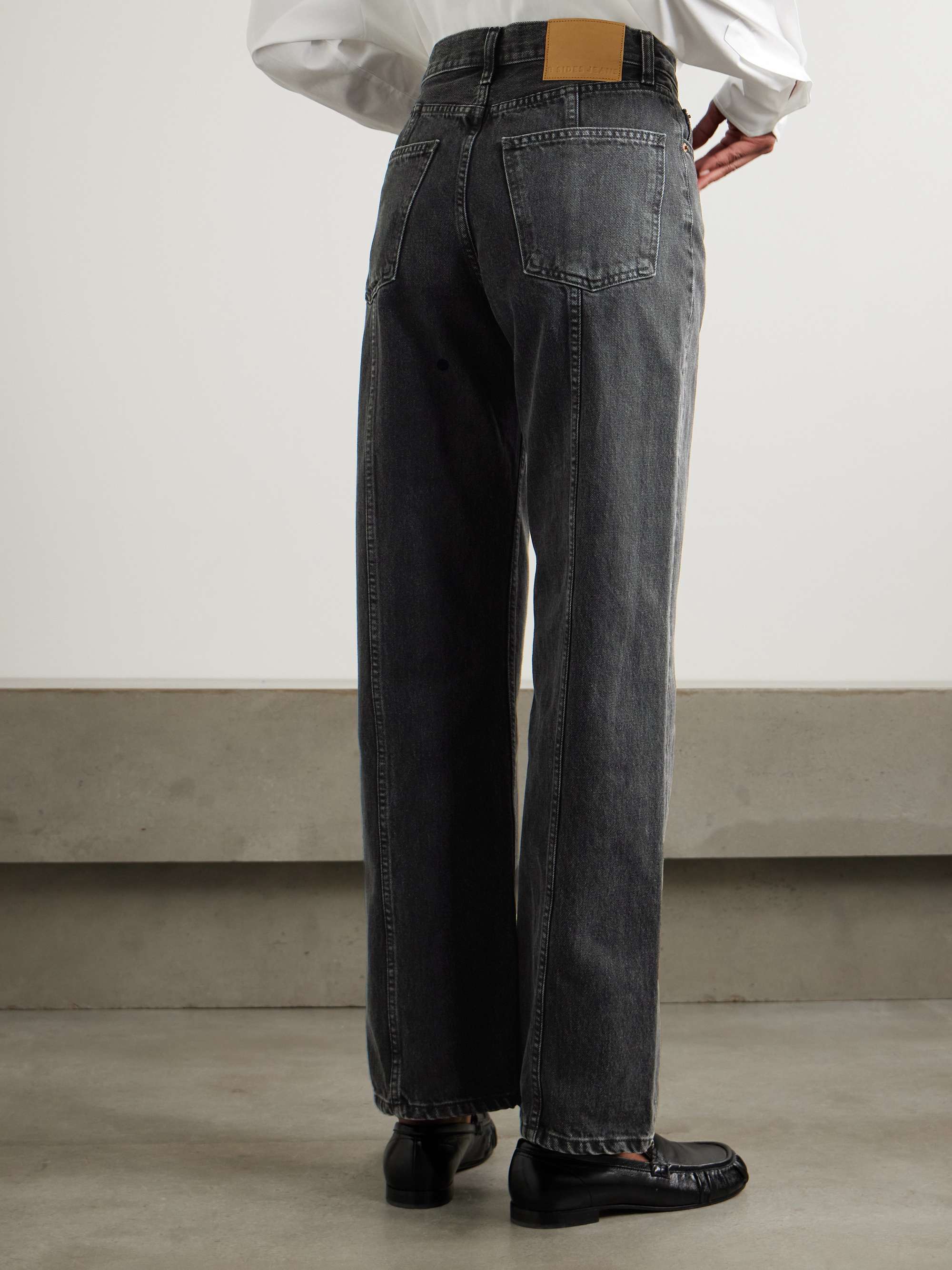 Quinn mid-rise straight-leg jeans view