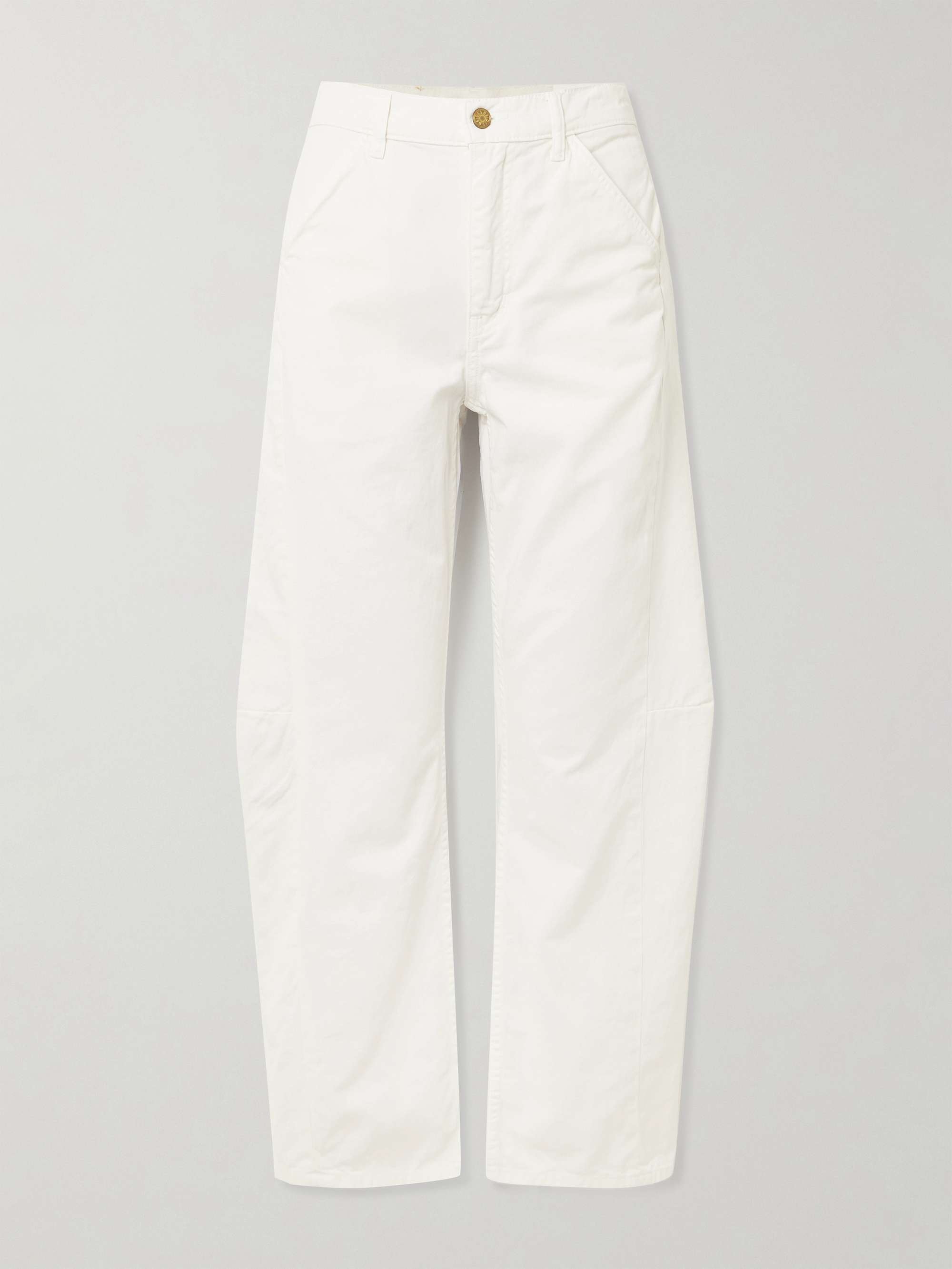 Lange Lasso cotton-twill barrel-leg pants view