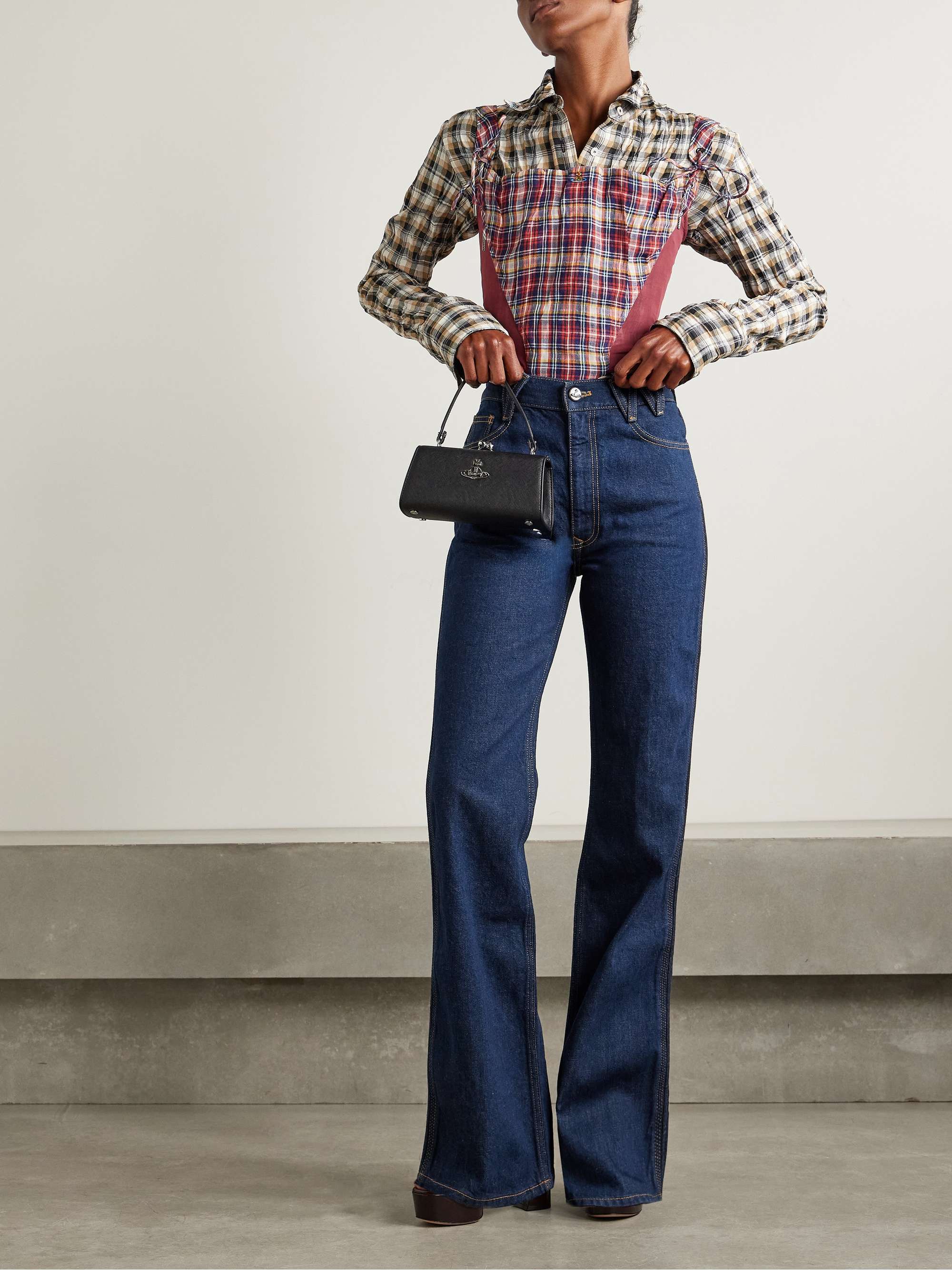 Ray high-rise flared jeans view
