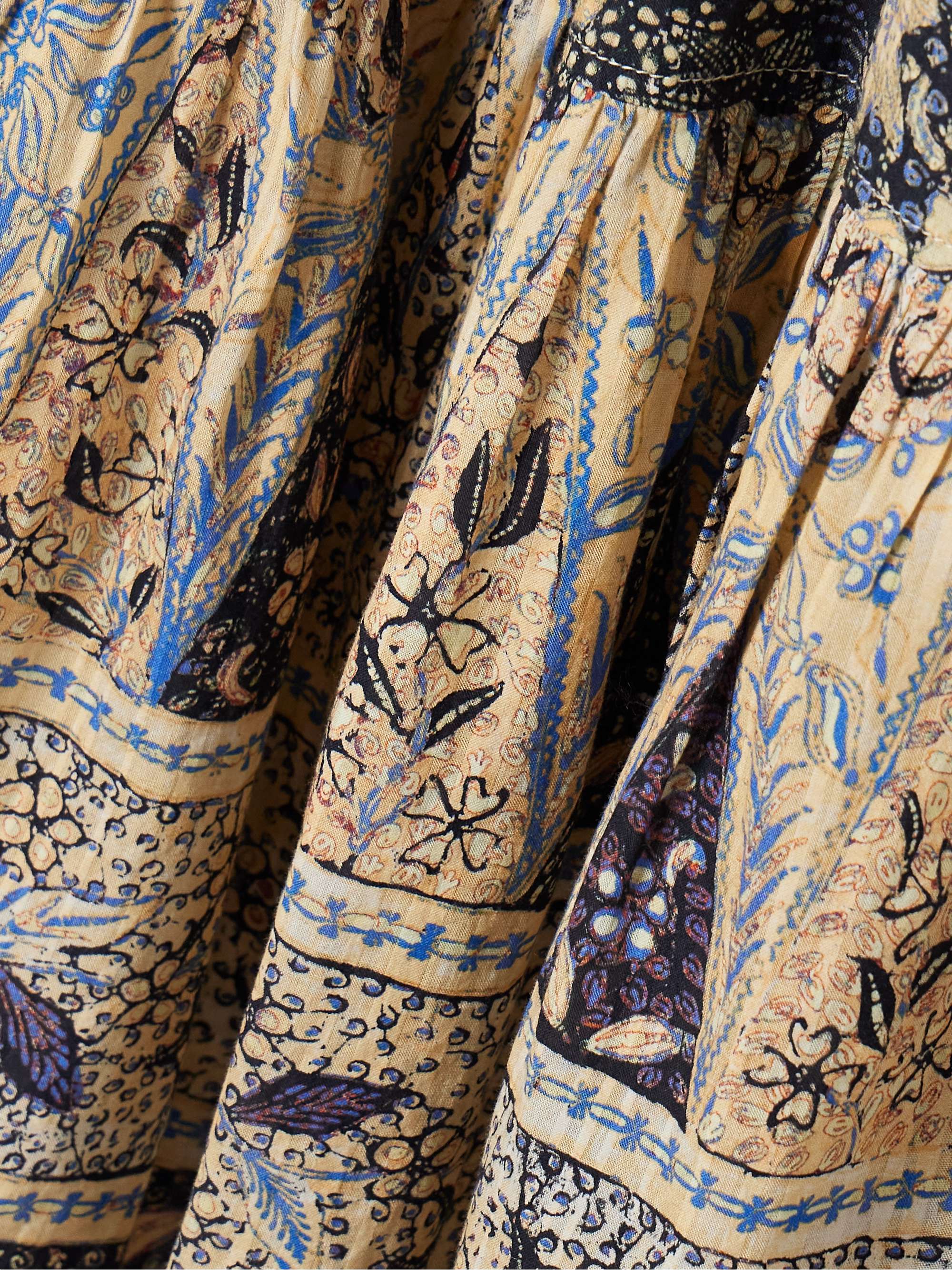 Anika printed cotton-blend voile mini dress view