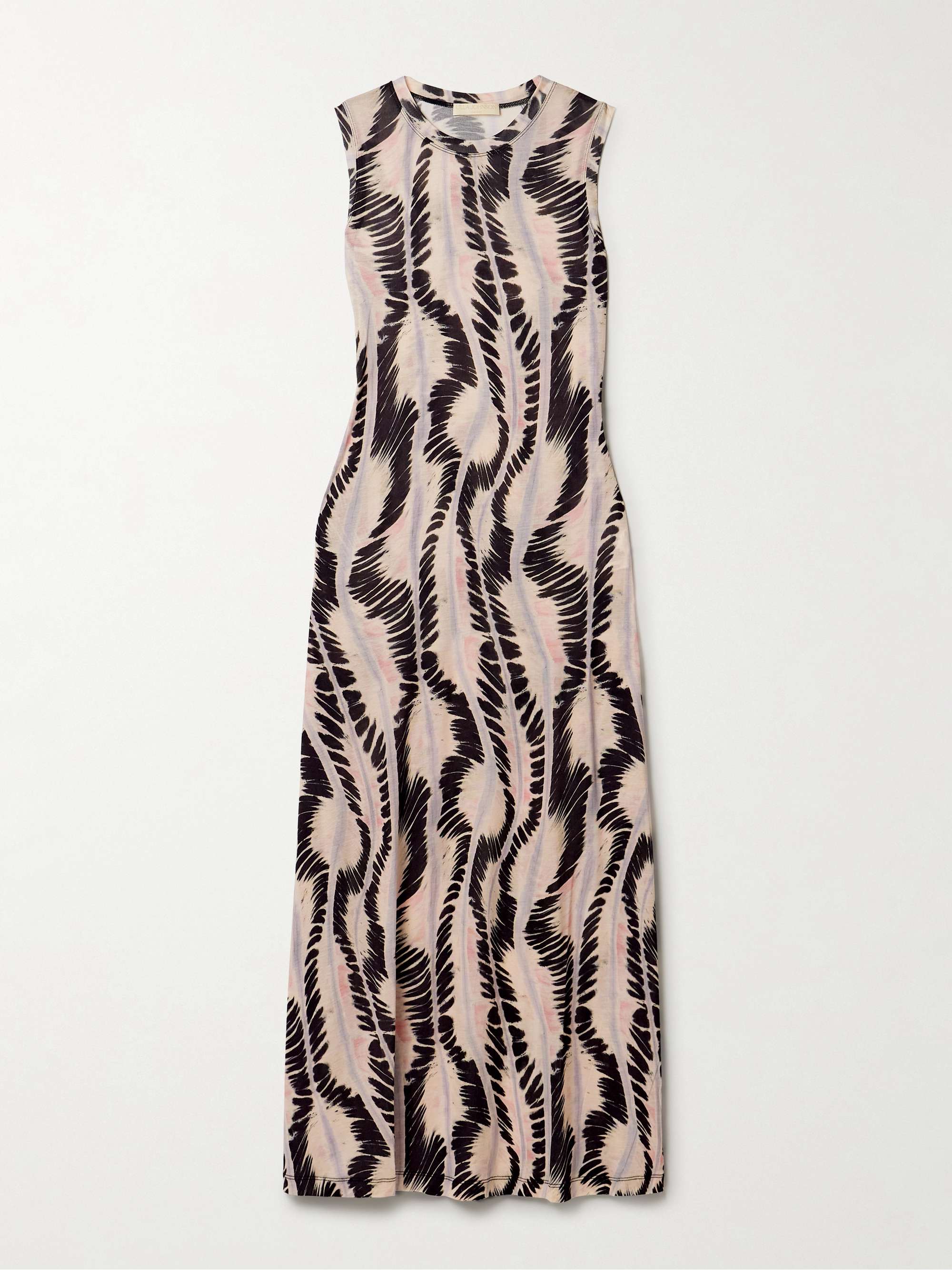 Orla printed Lyocell-jersey midi dress view
