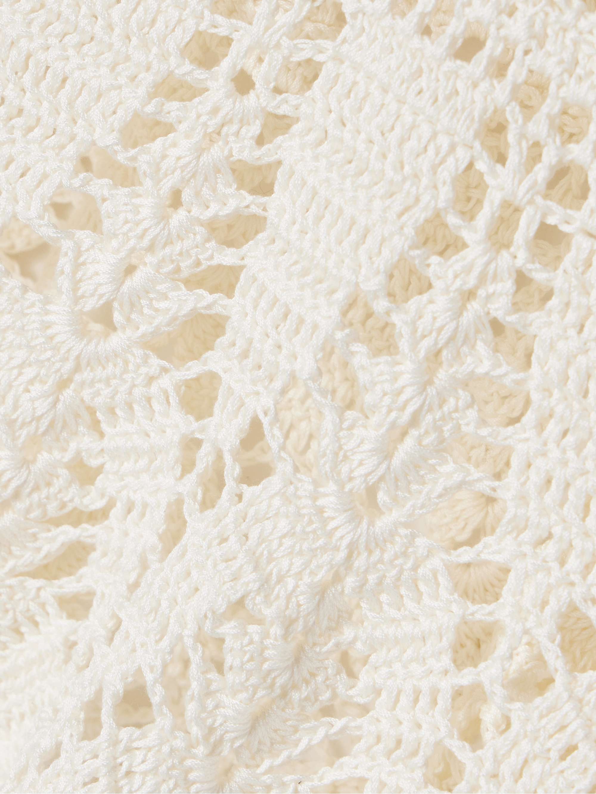 Delfina crocheted cotton tank view
