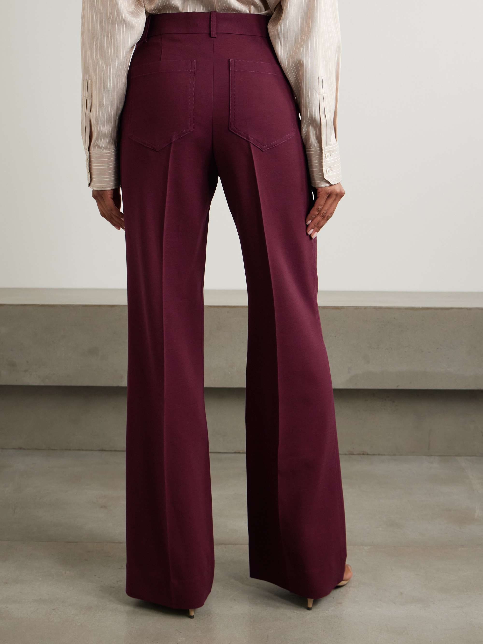 Alina woven wide-leg pants view