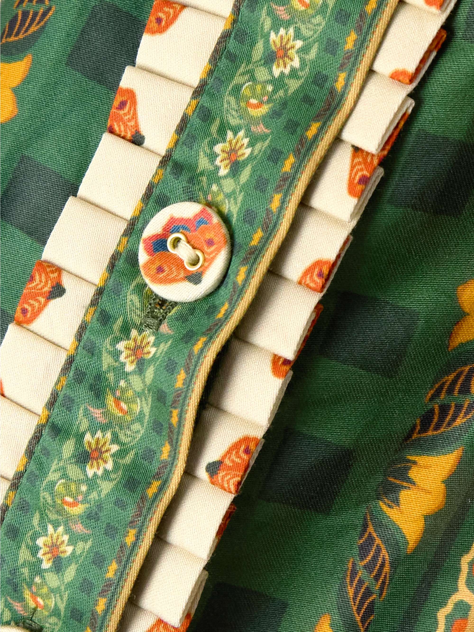 Garden Tapestry open-back floral-print cotton-poplin maxi dress view