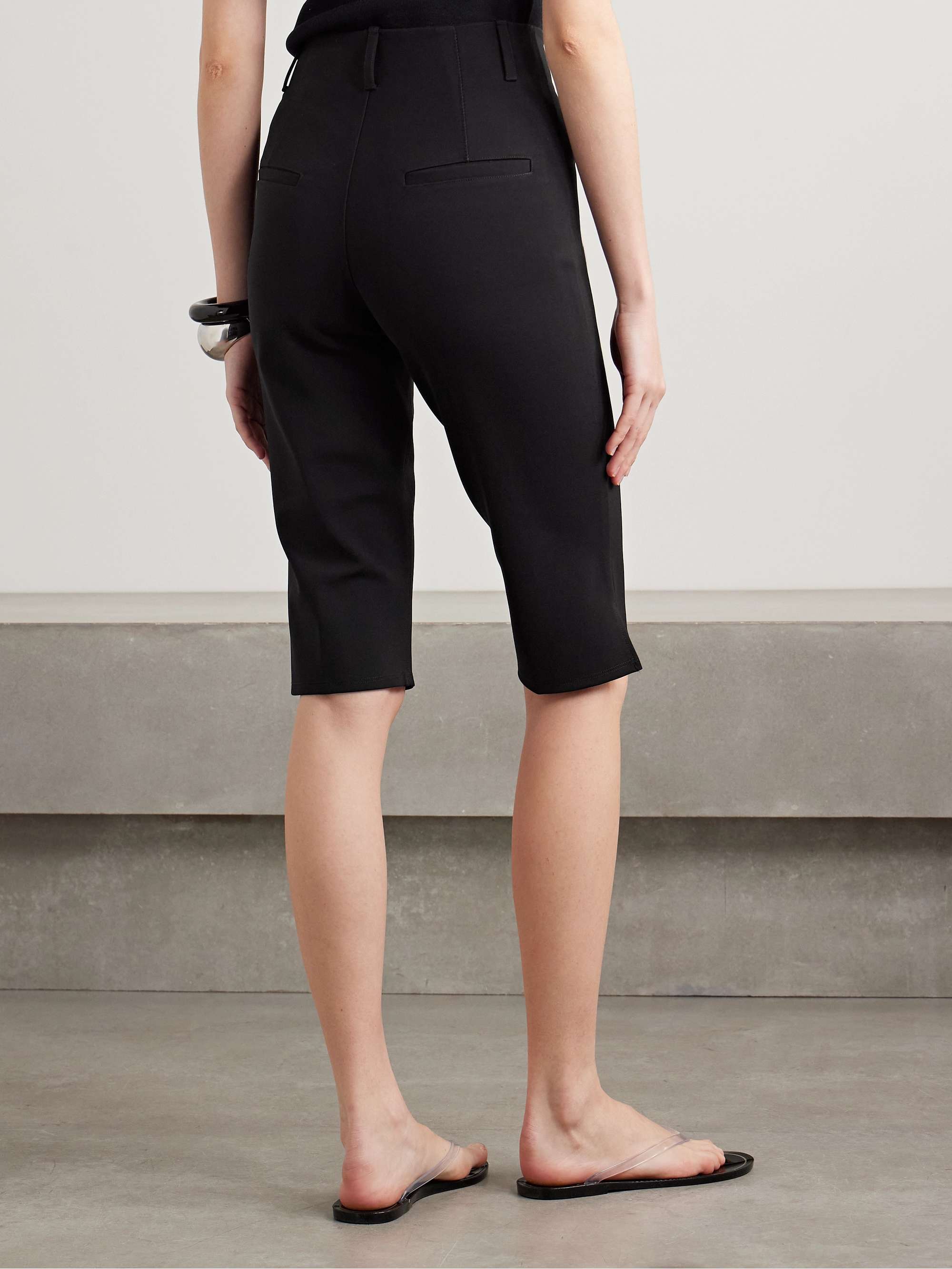 Daphne cropped stretch-crepe pants view