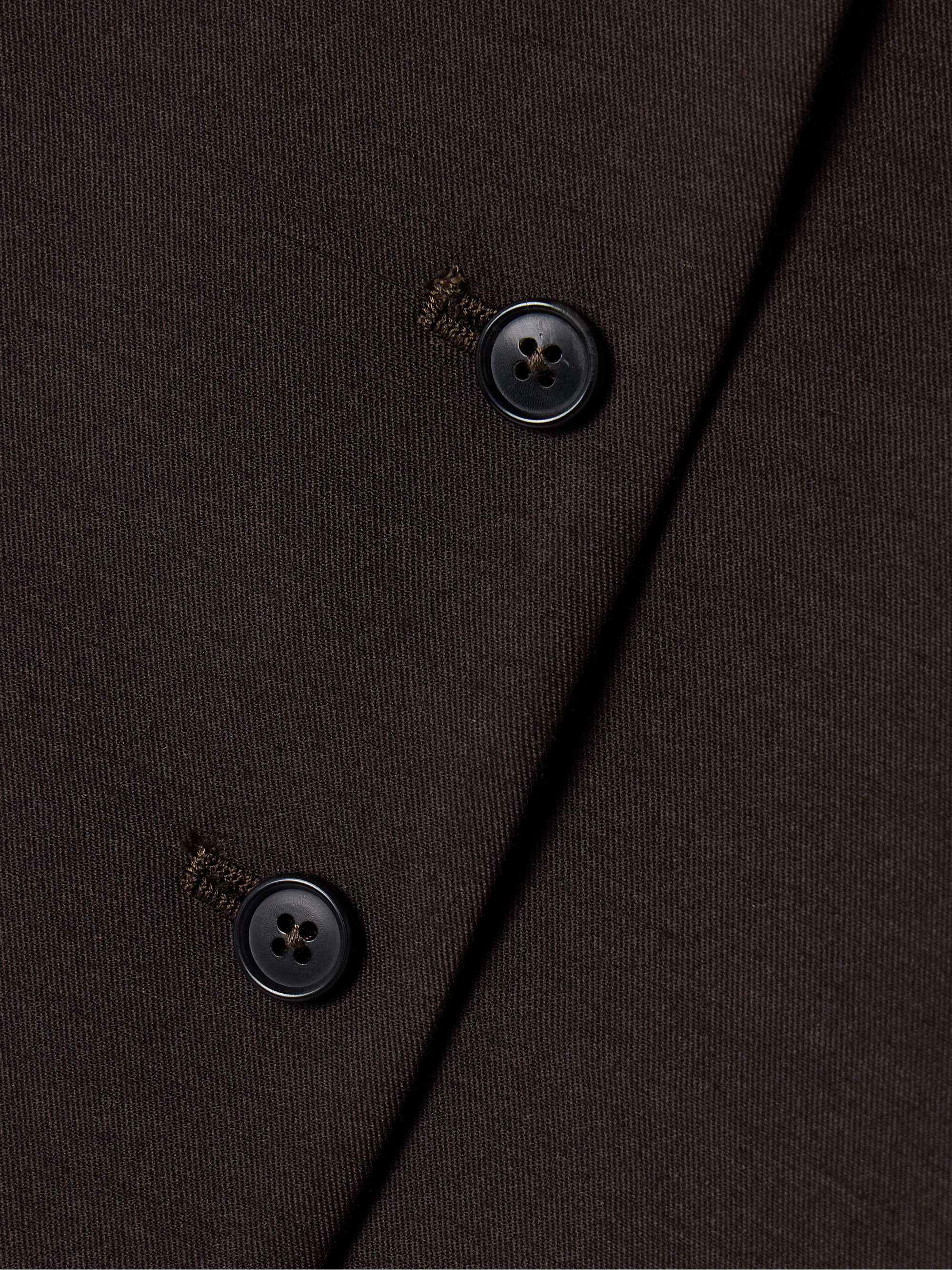 Ira wool and silk-blend twill vest view