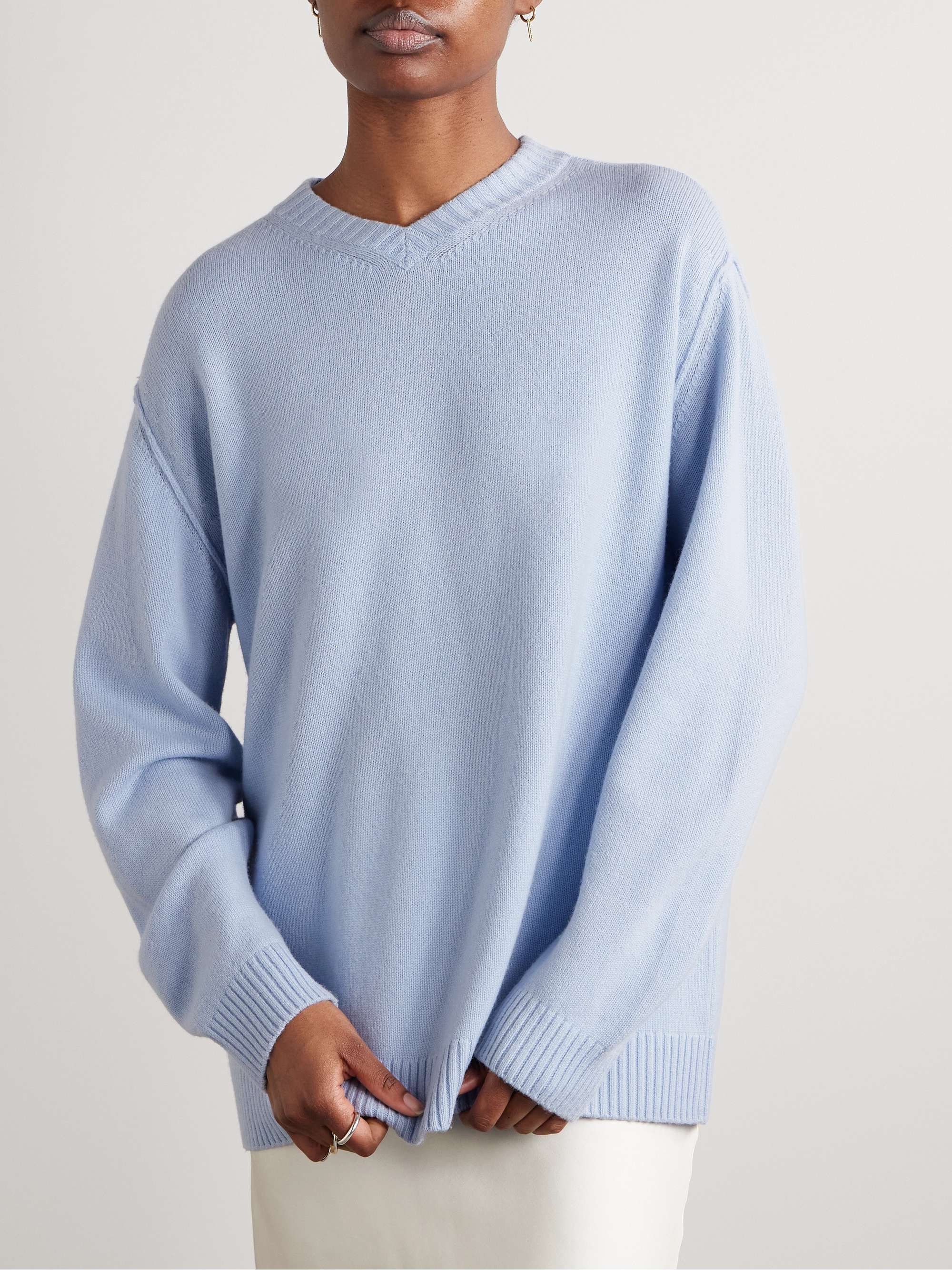 Lena wool and cashmere-blend sweater view