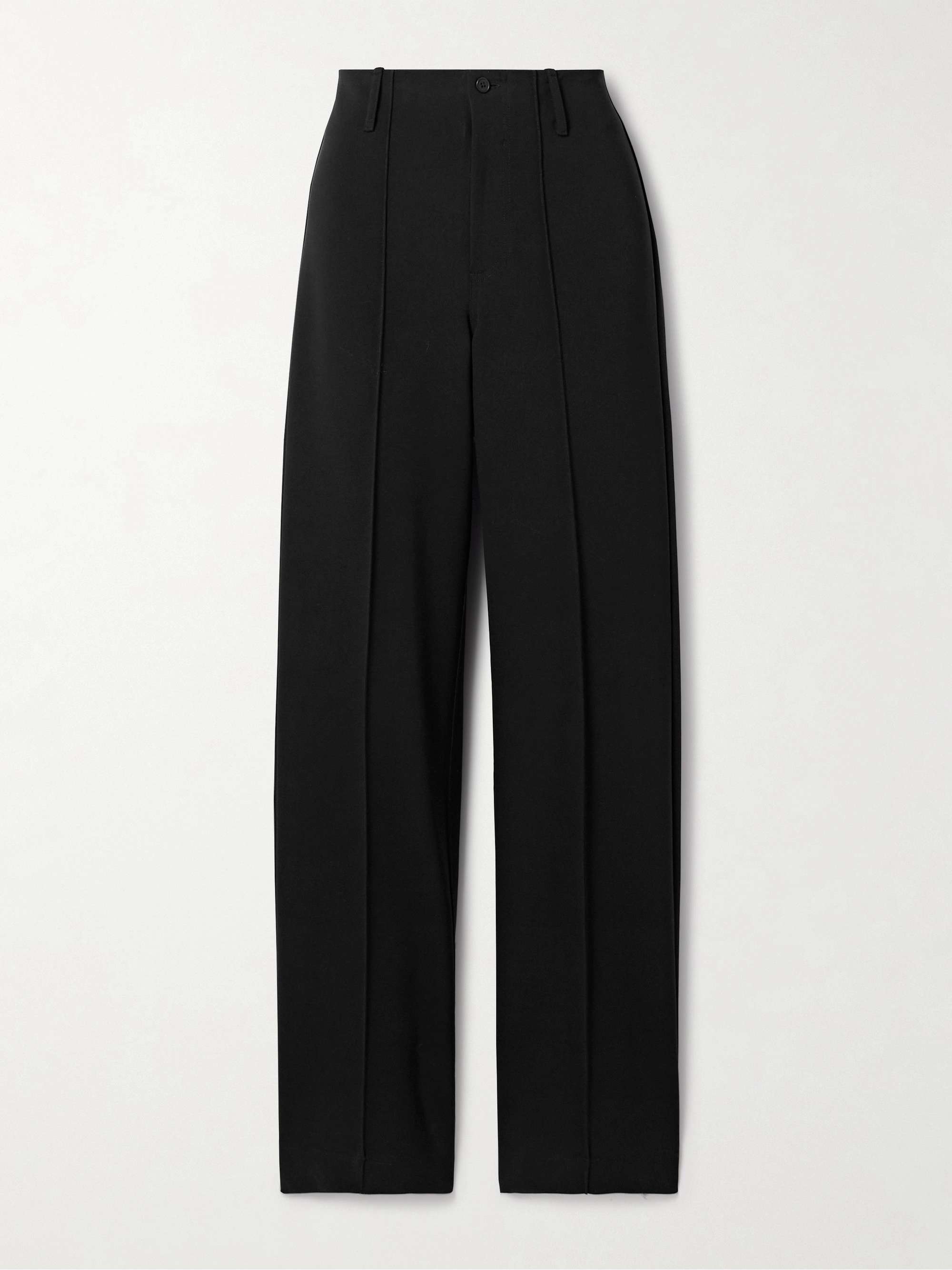 Damian striped twill straight-leg pants view