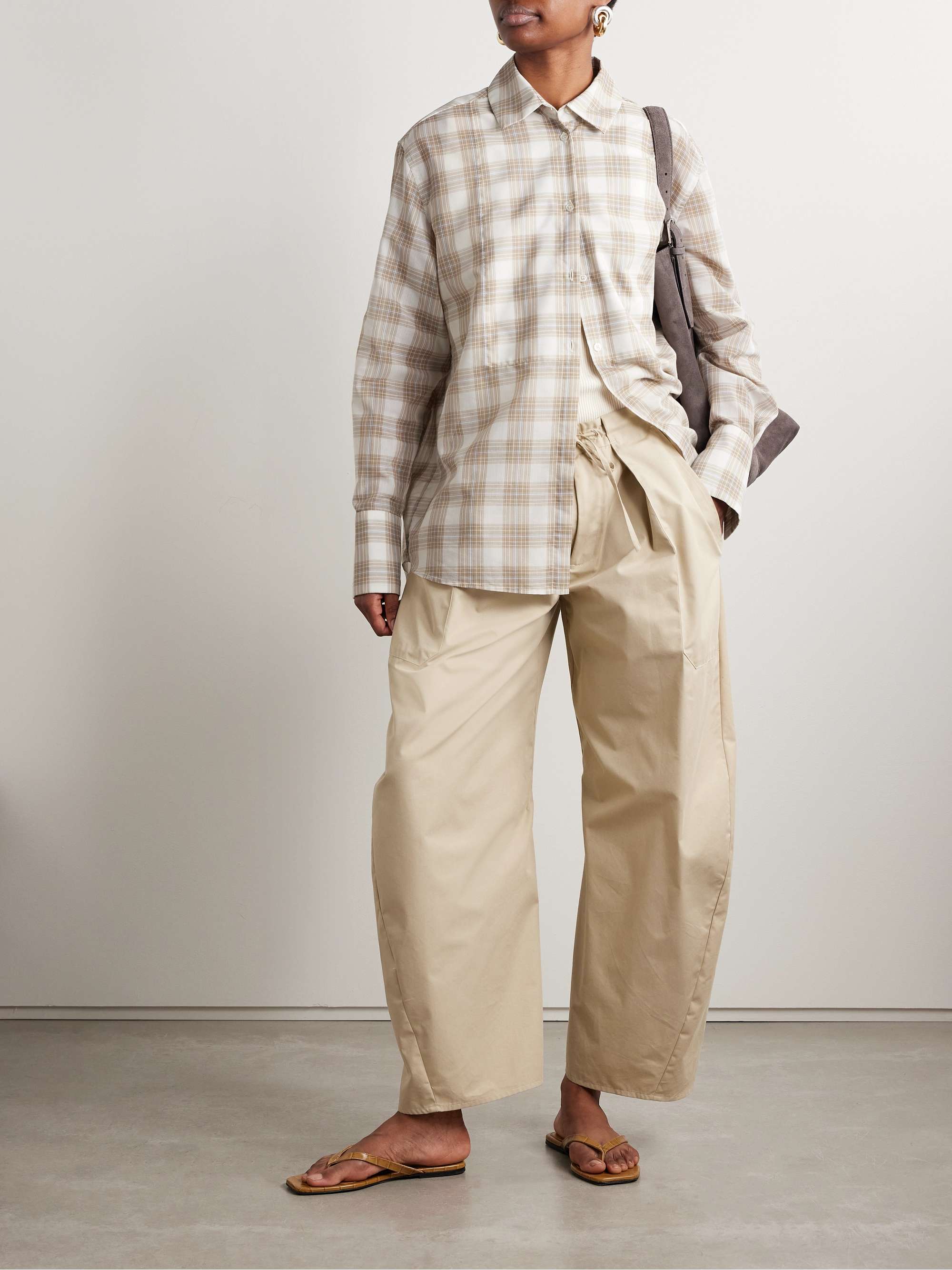 Chloé checked voile shirt view