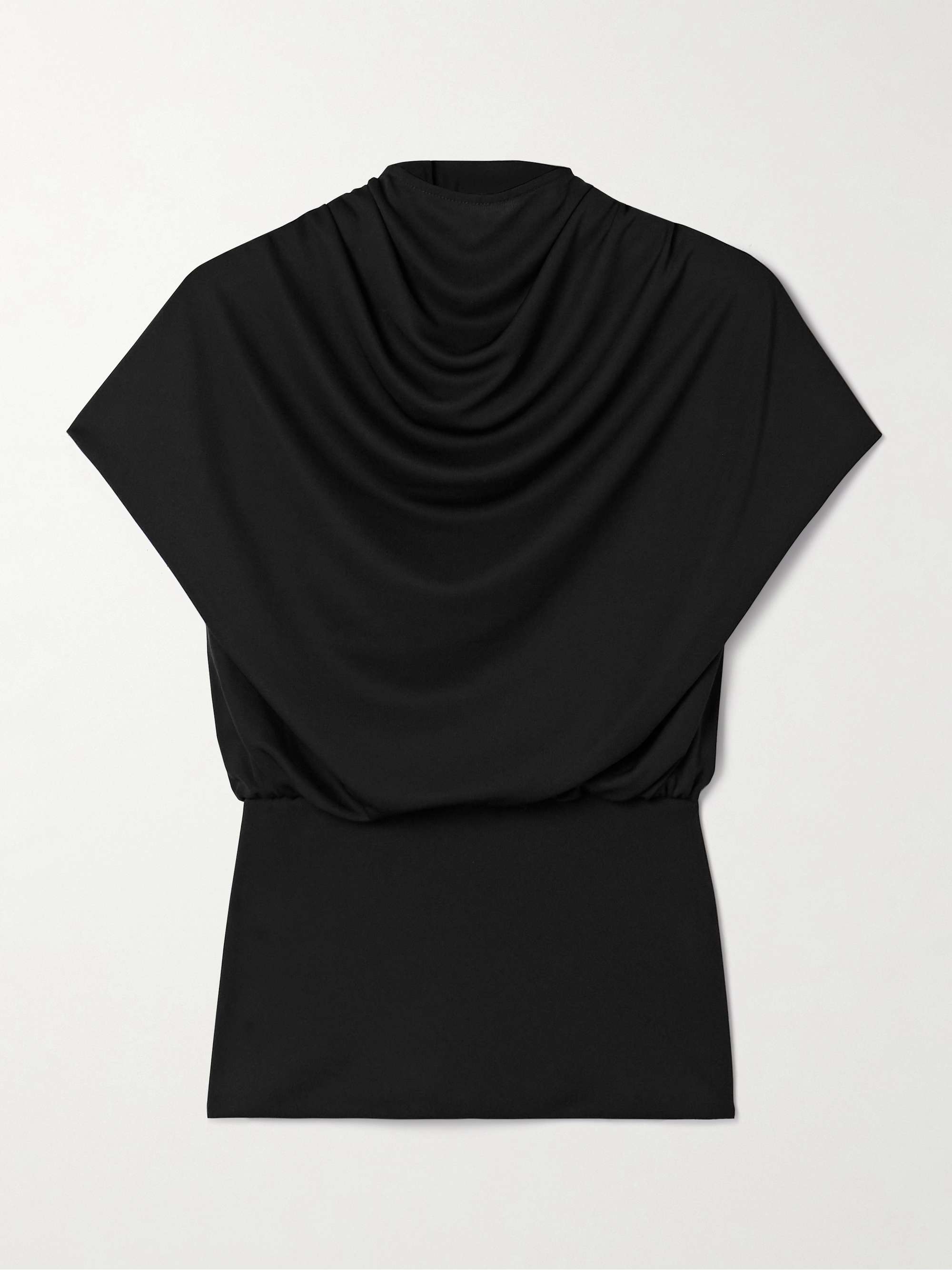 Jocelyn draped stretch-jersey top view