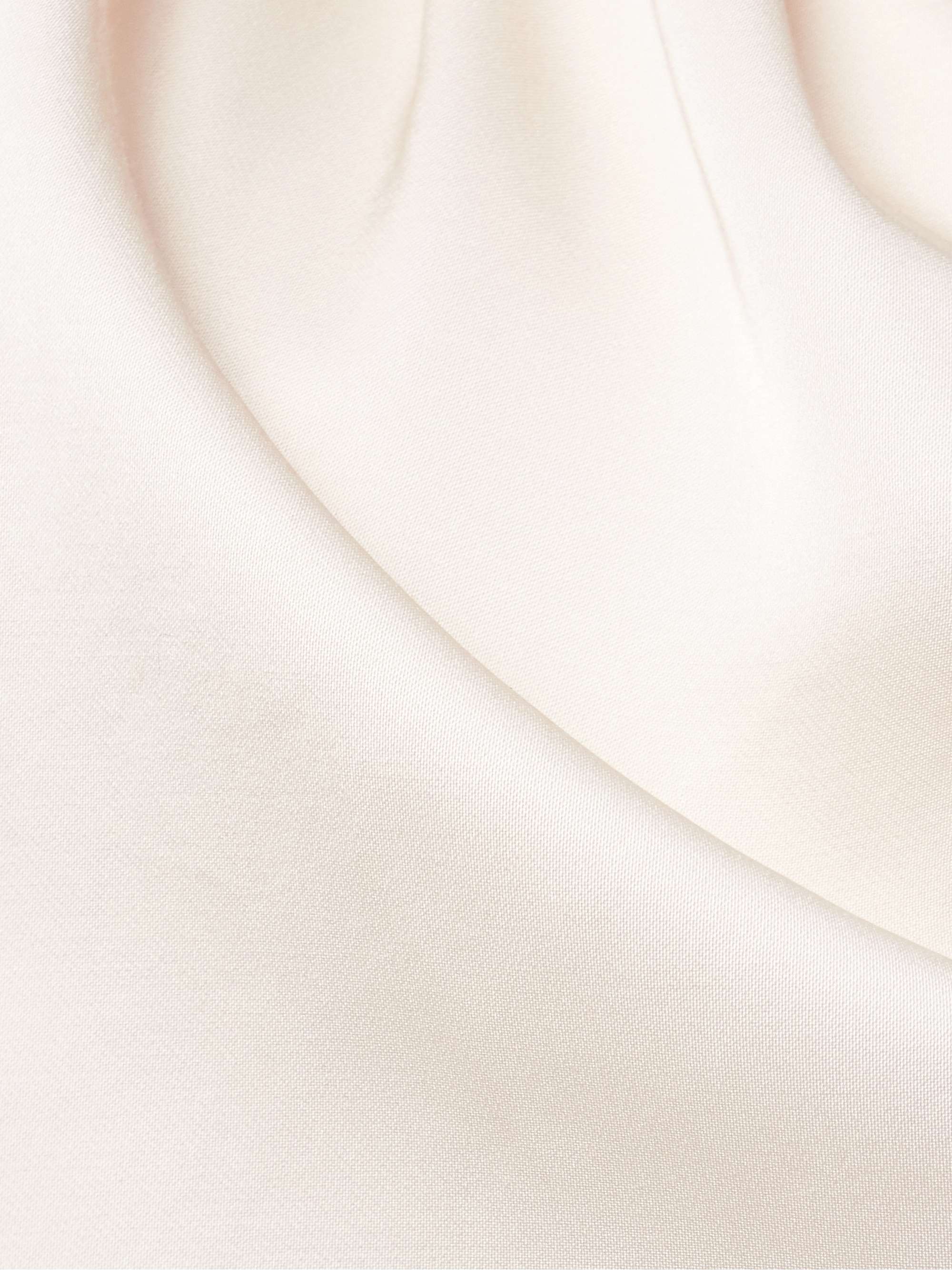 Toma draped satin gown view