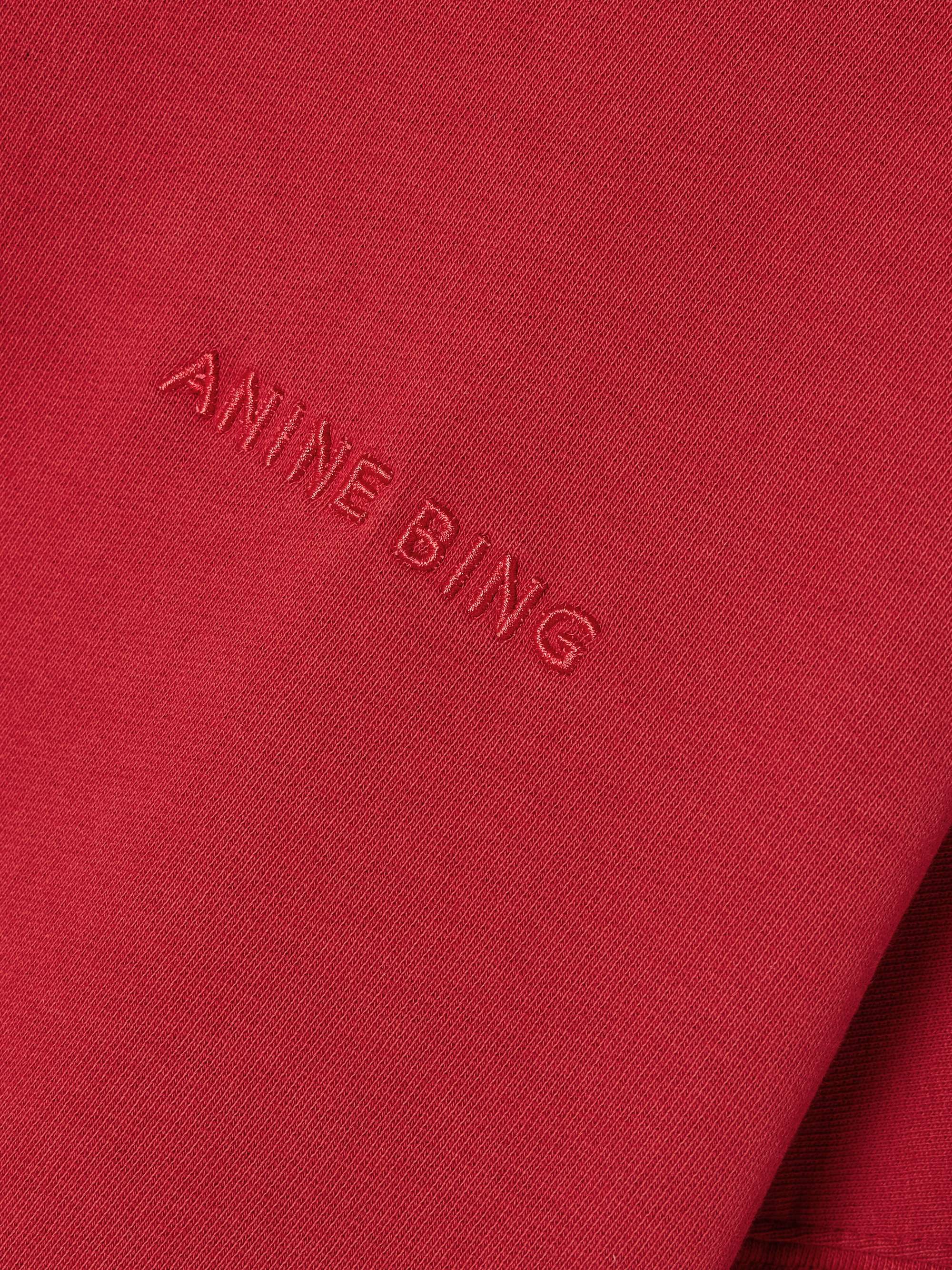 Miles oversized embroidered cotton-jersey sweatshirt view