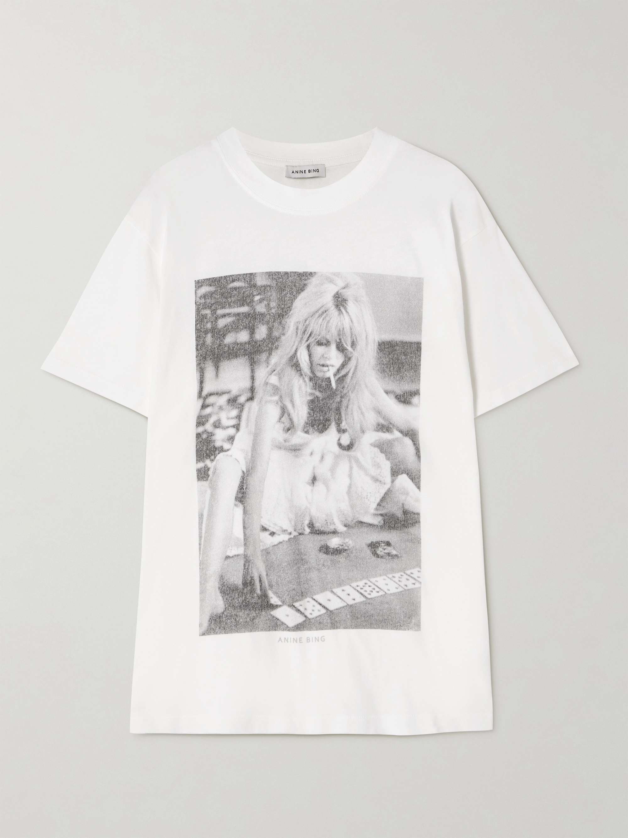 Lili printed cotton-jersey T-shirt view