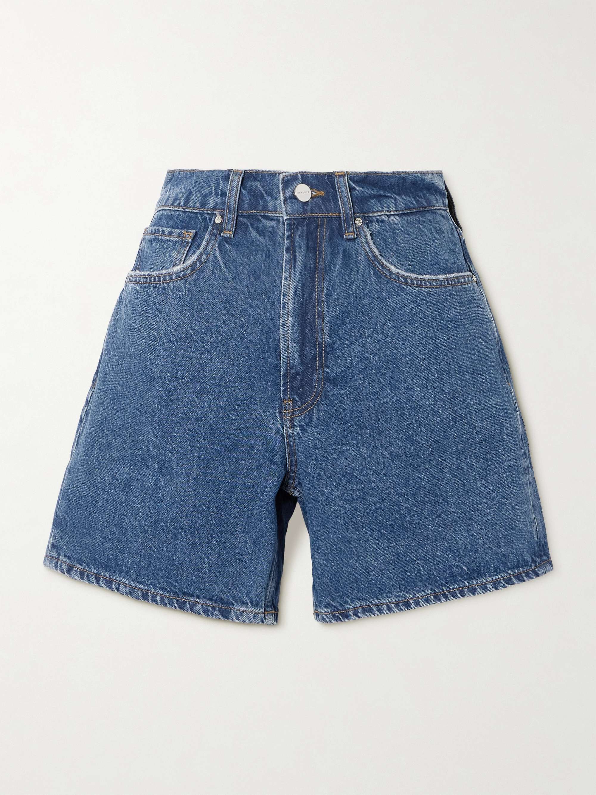 Kat organic denim shorts view