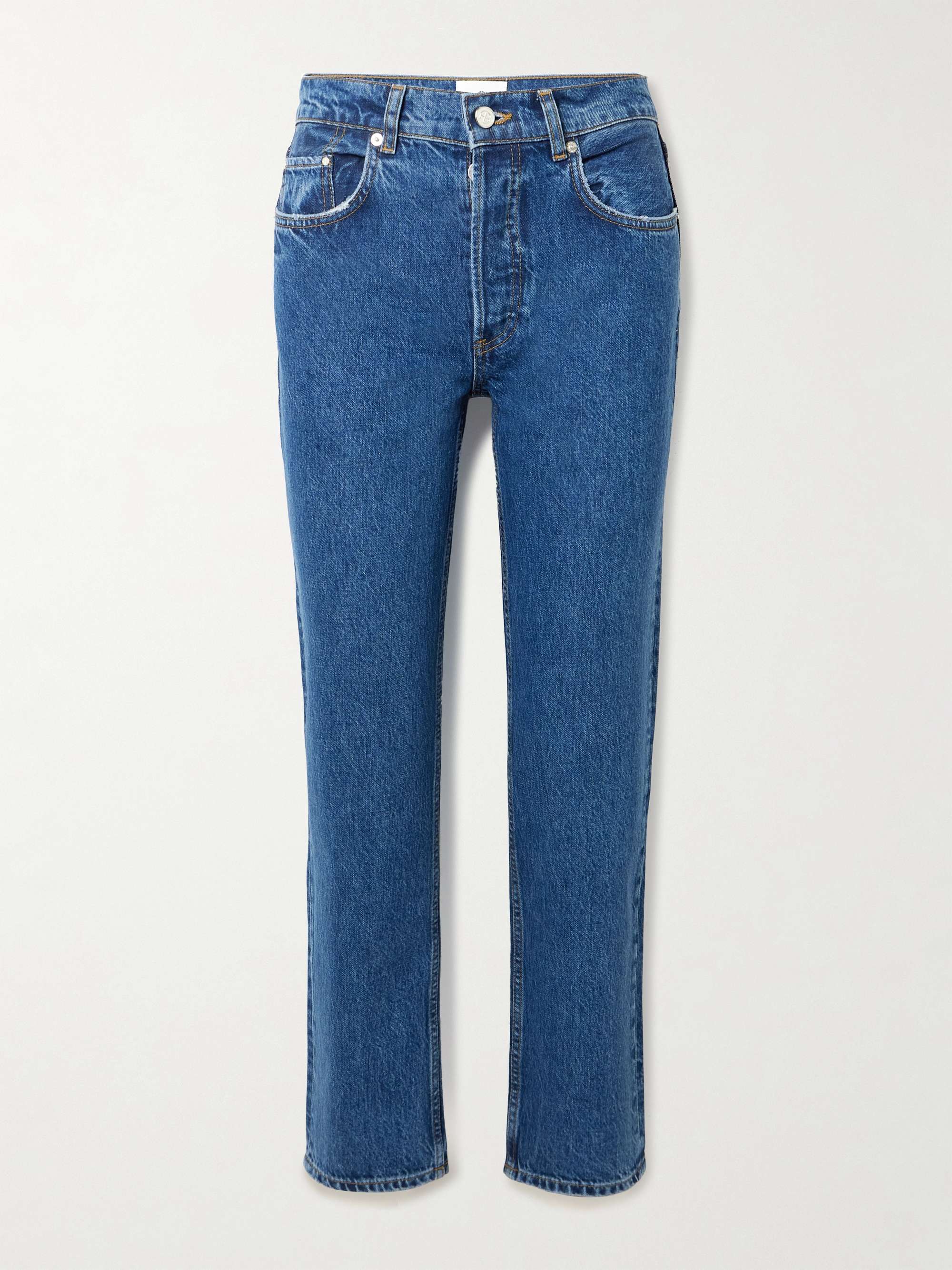 Kate high-rise slim-leg jeans view