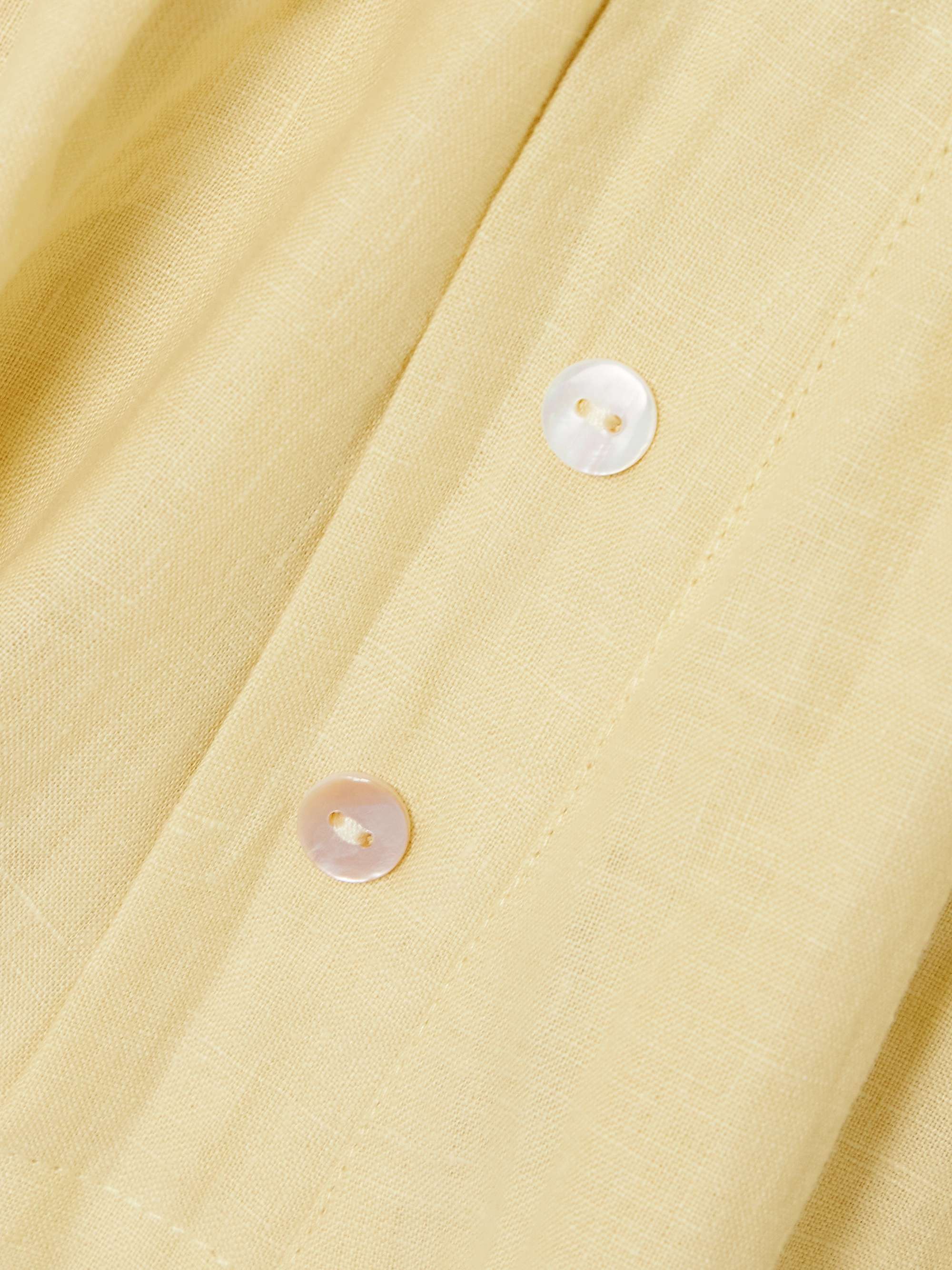 The 03 washed-linen shirt and shorts set view