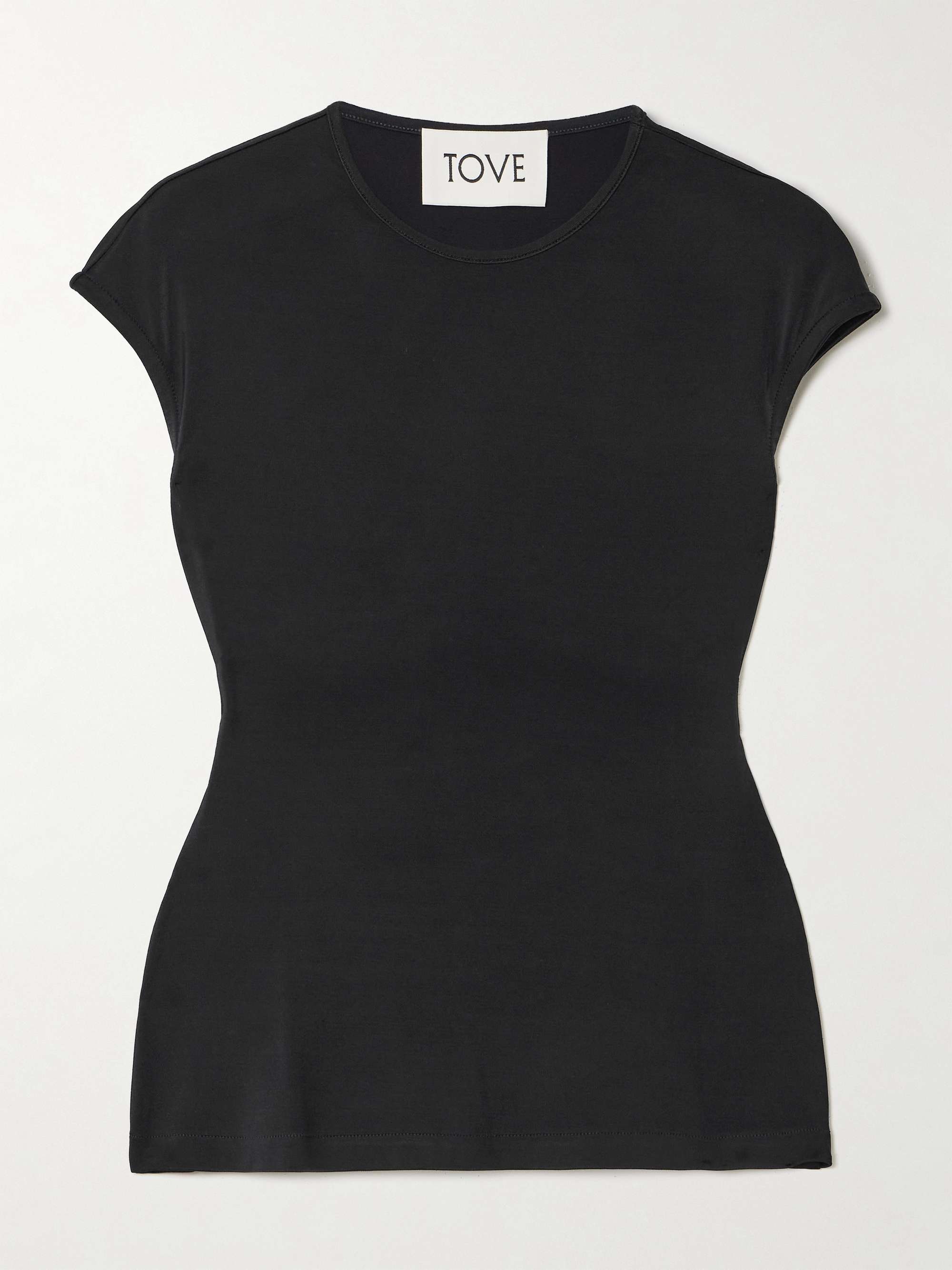 Deca stretch-jersey top view