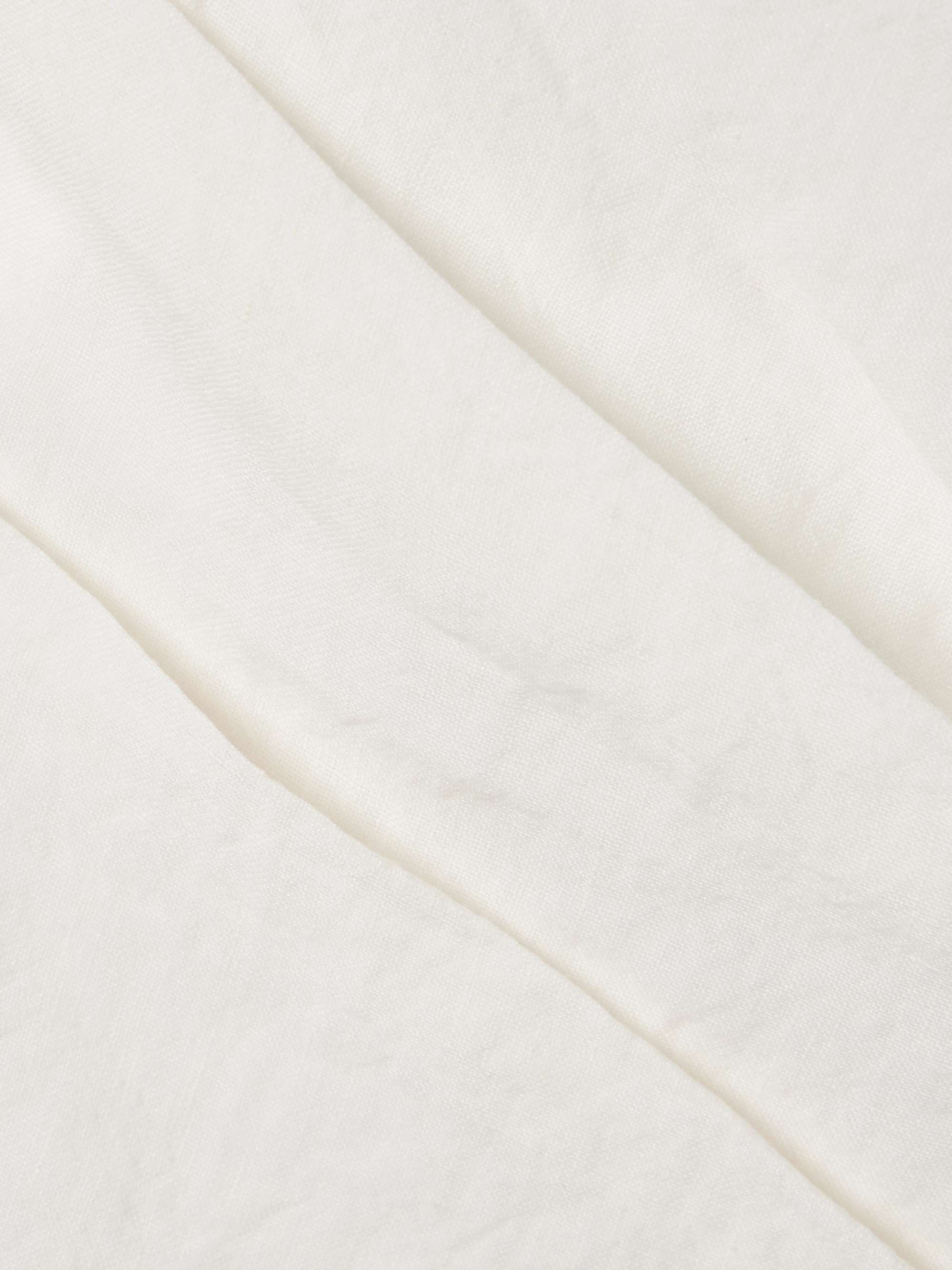 Izel linen bandeau top view