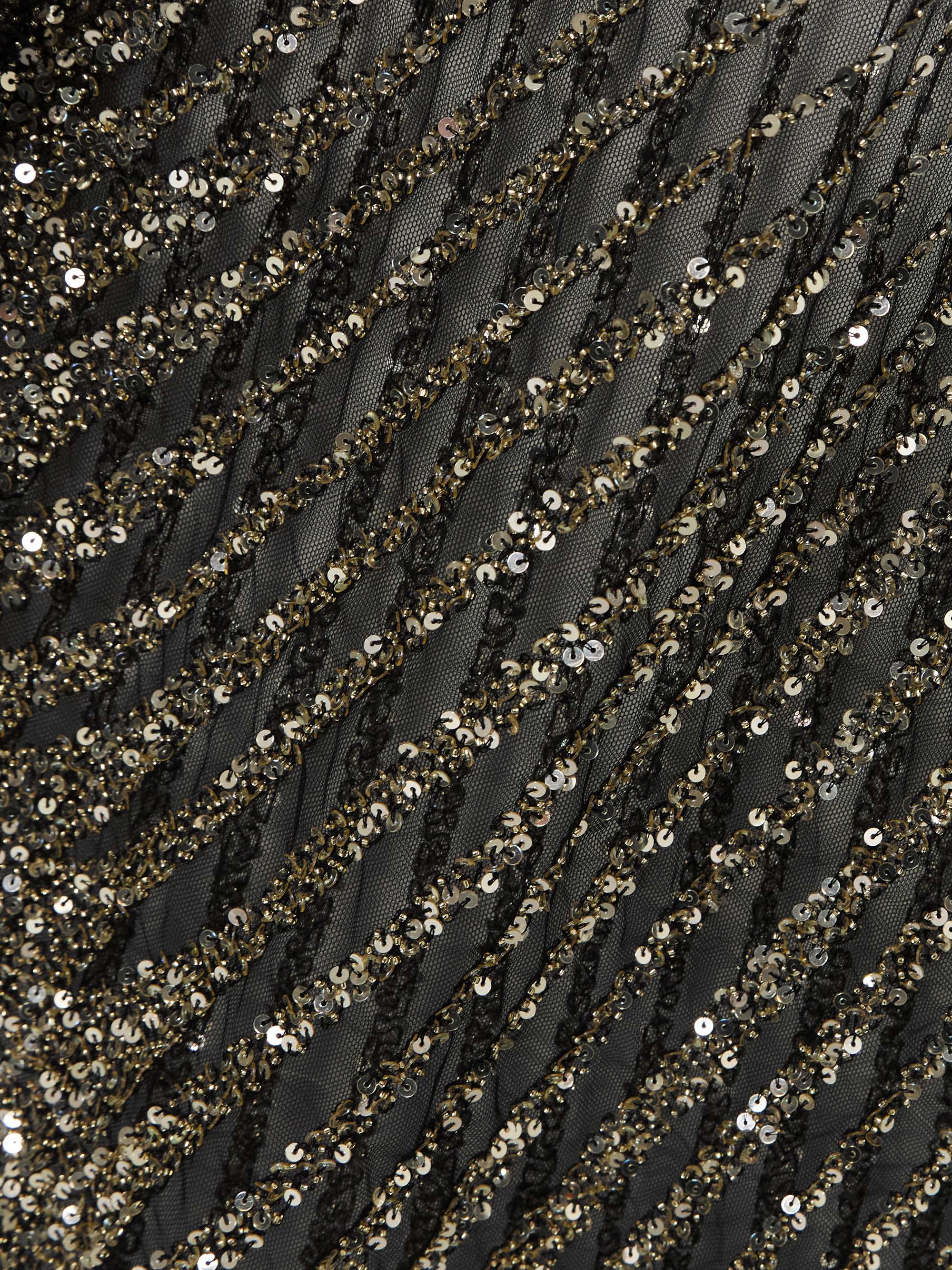 Moonray scalloped embellished tulle cape view
