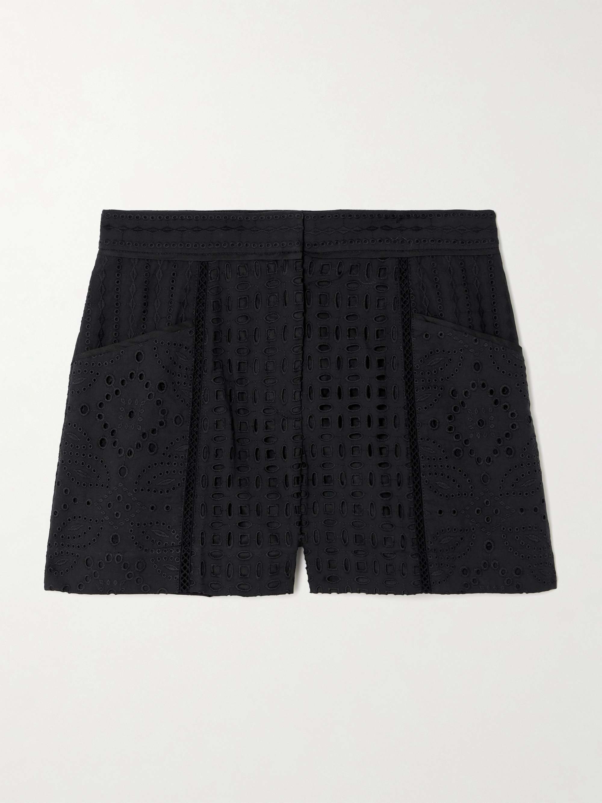 Fabian broderie anglaise cotton shorts view