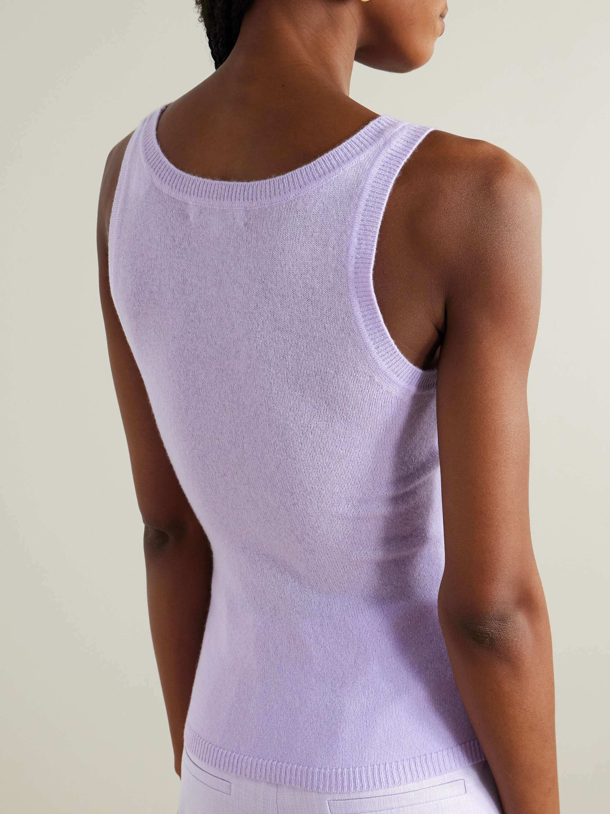 Birke cashmere tank view