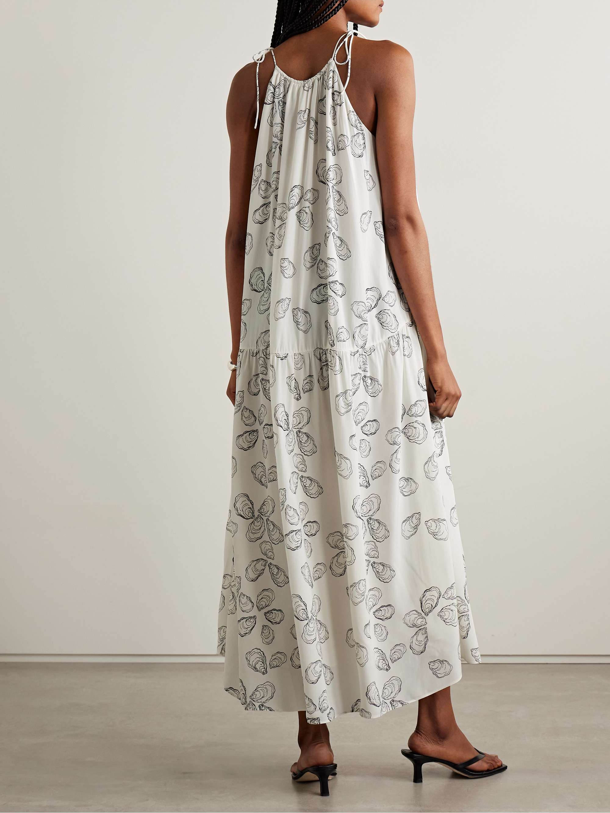 Santana printed voile midi dress view