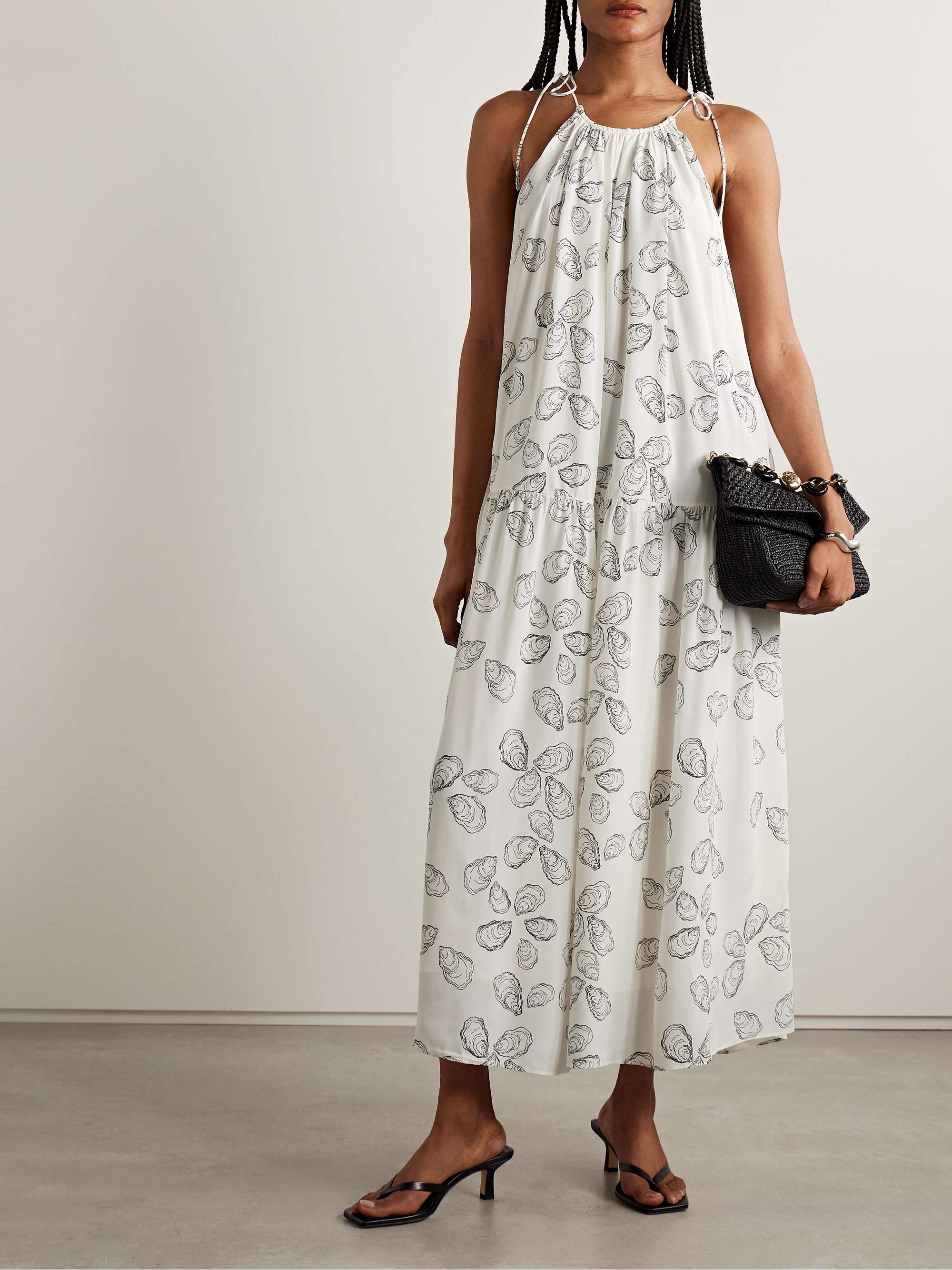 Santana printed voile midi dress view