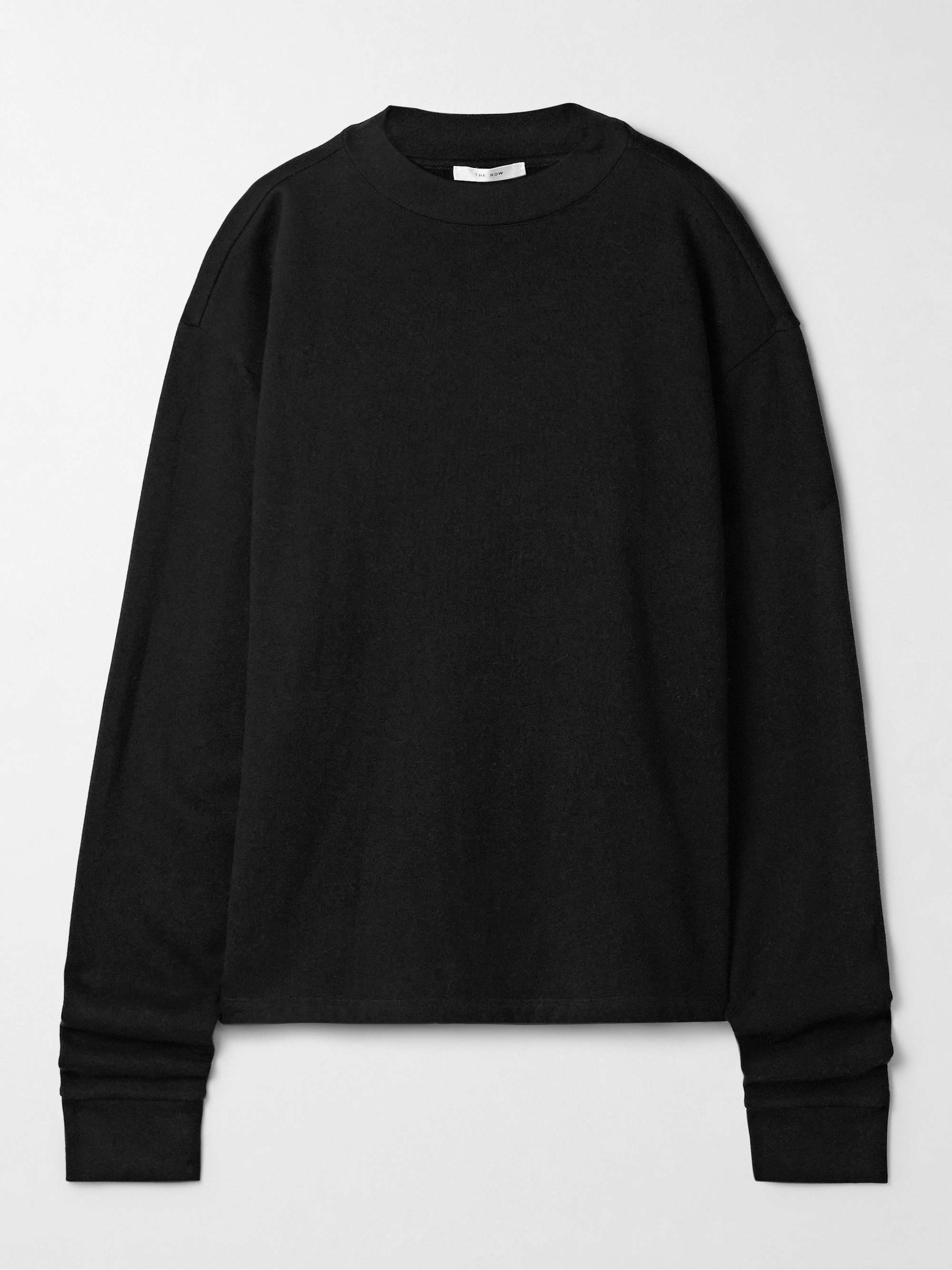 Amira cotton and cashmere-blend jersey sweater view
