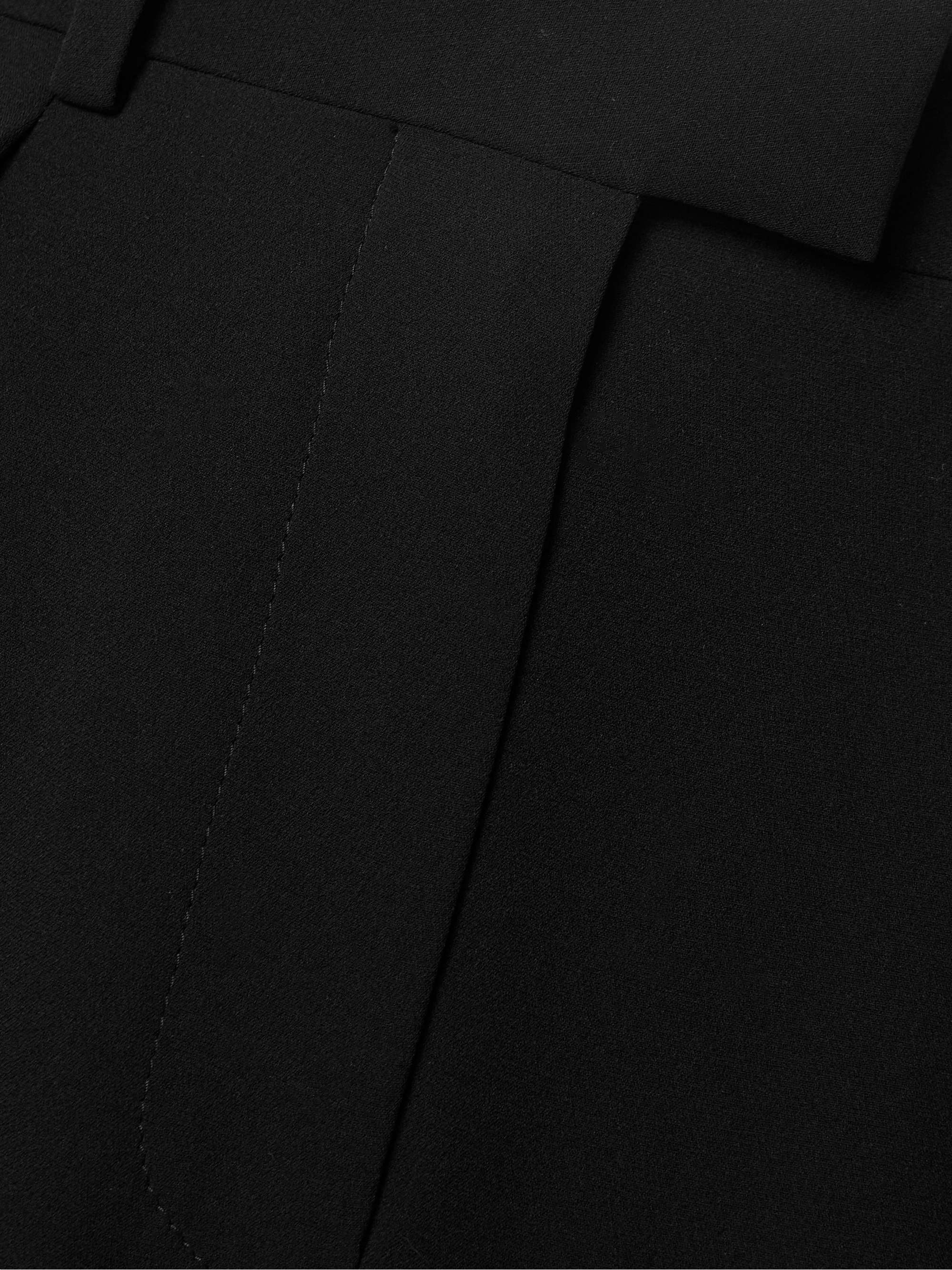 Alfidis pleated cotton-crepe wide-leg pants view