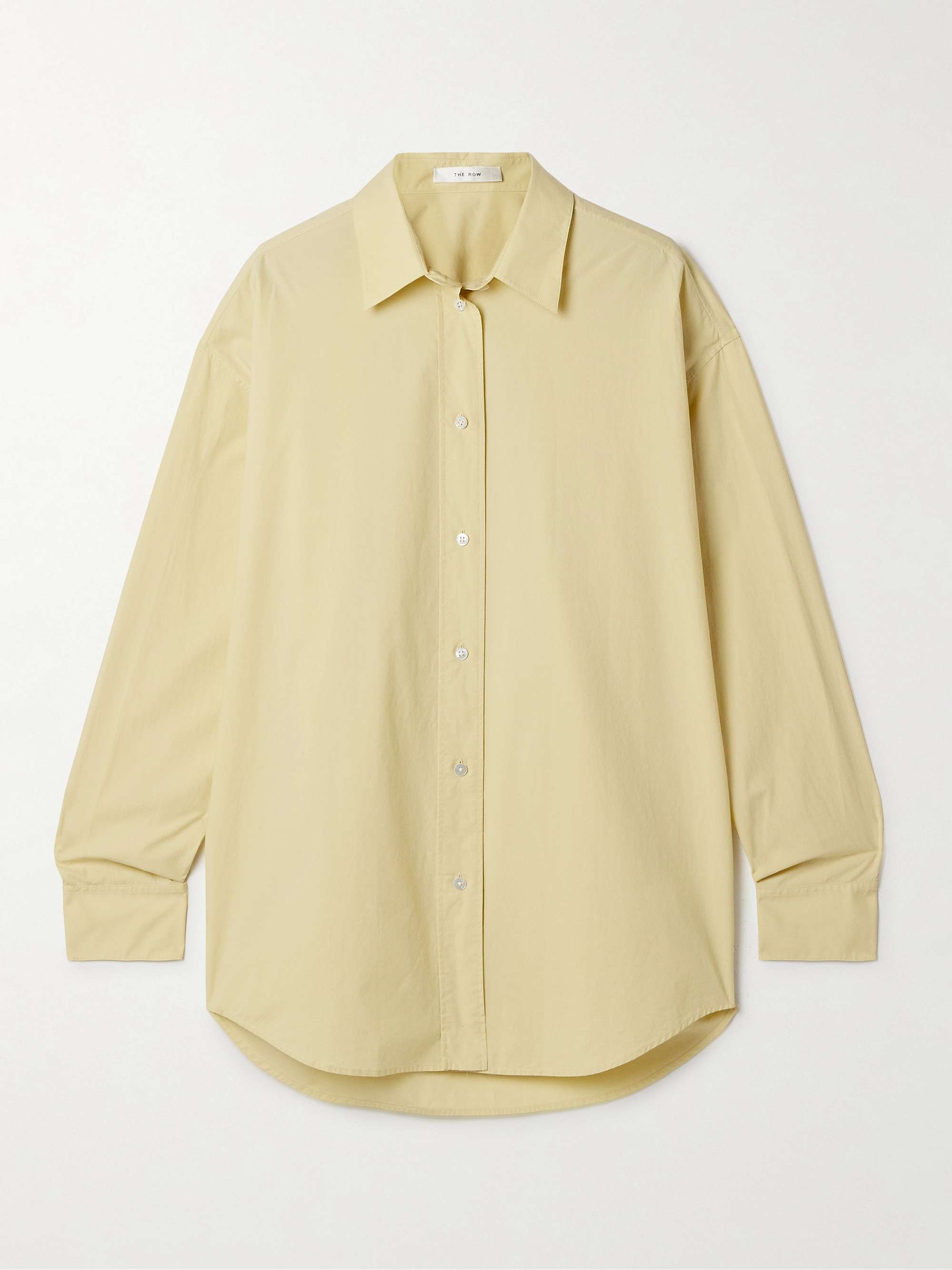 Millerina oversized cotton-poplin shirt view