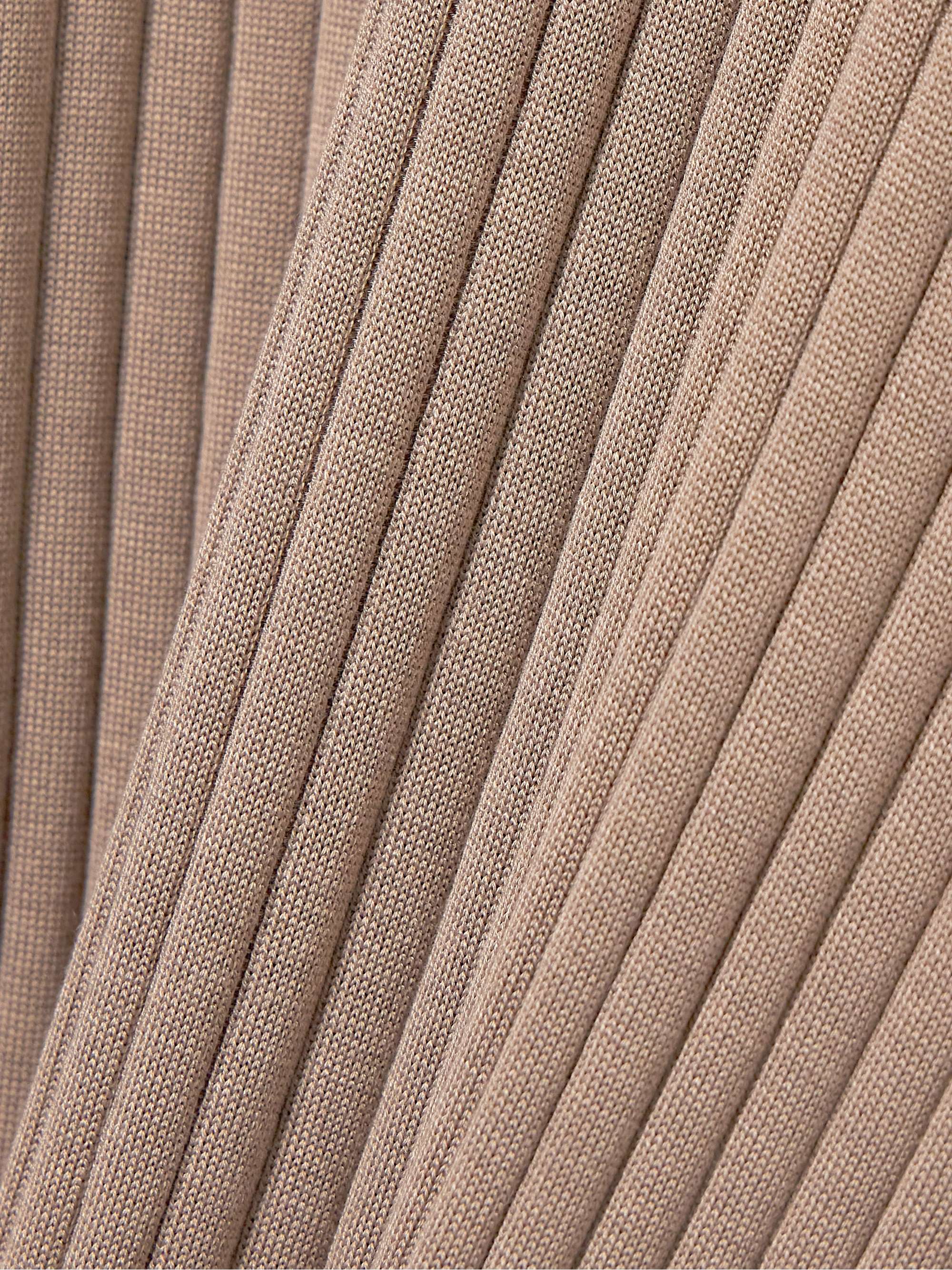 Kaiomi ribbed-knit polo top view