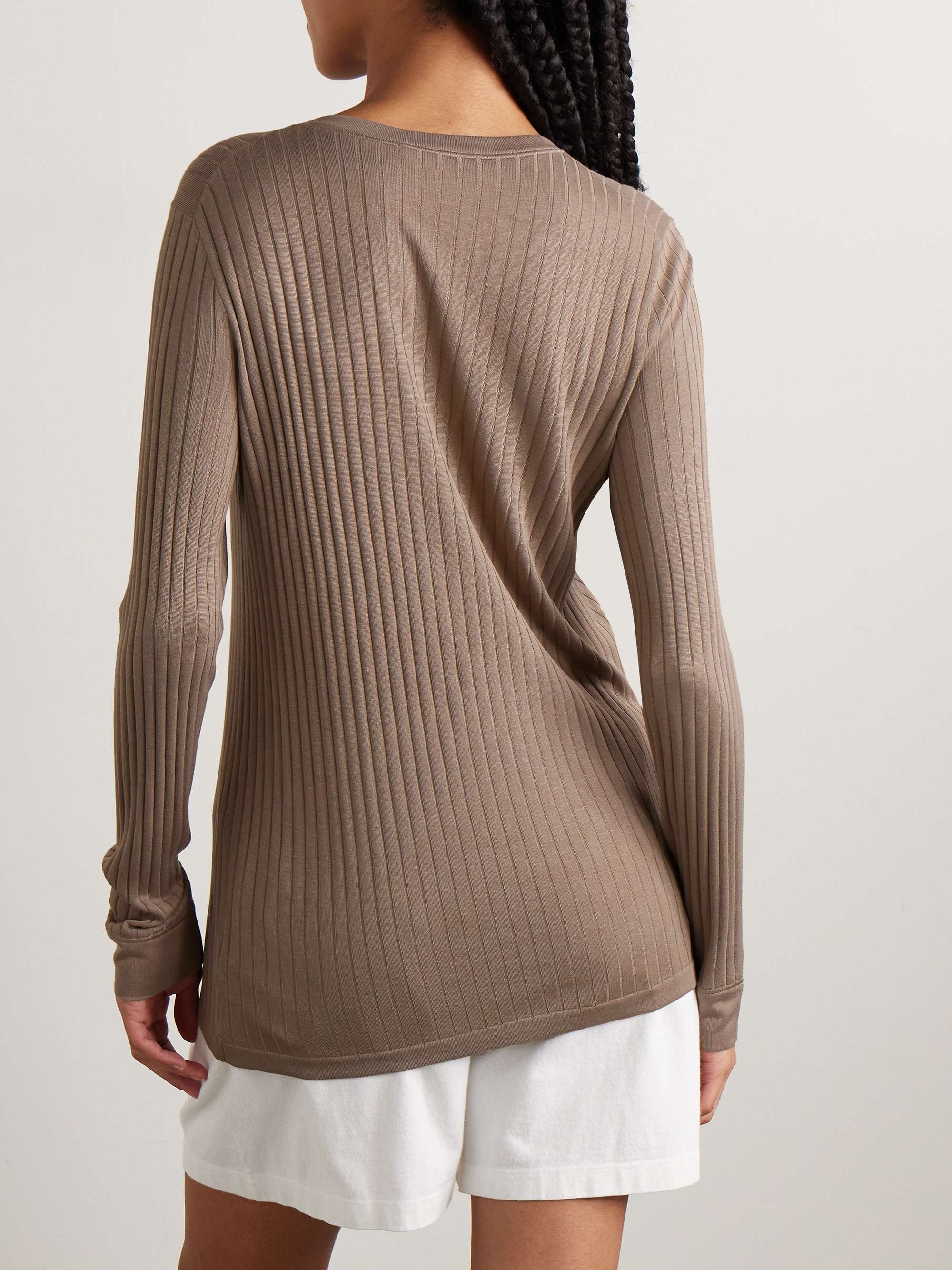 Keya ribbed-knit sweater view