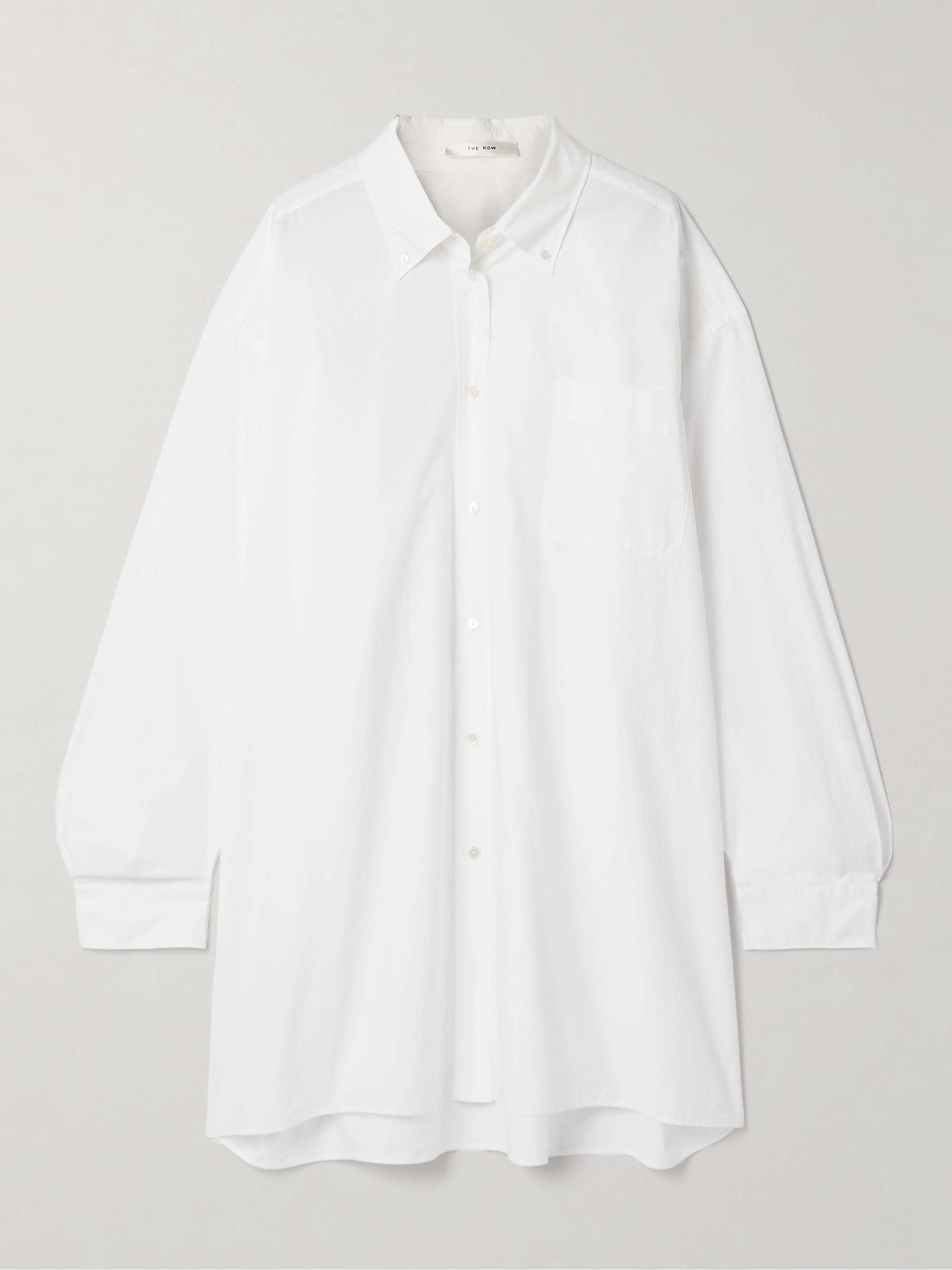 Victoria oversized cotton-poplin shirt view