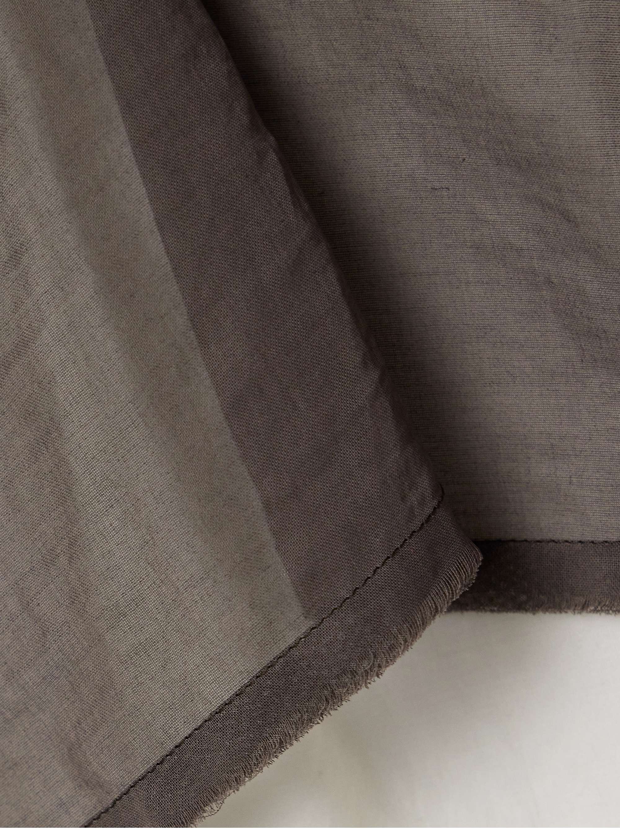 Inawa frayed layered draped cotton-voile tank view