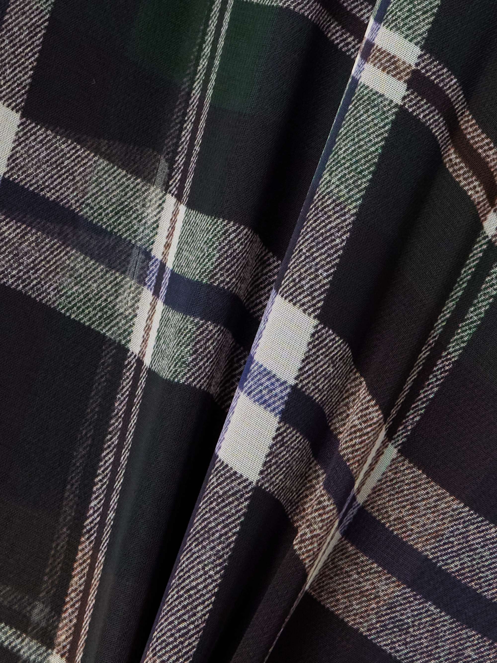 Patchwork checked chiffon maxi skirt view
