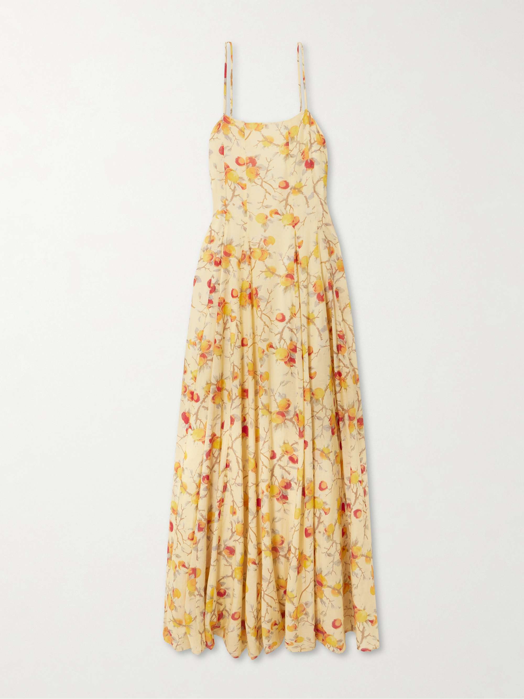 Paloma printed cotton-blend voile maxi dress view