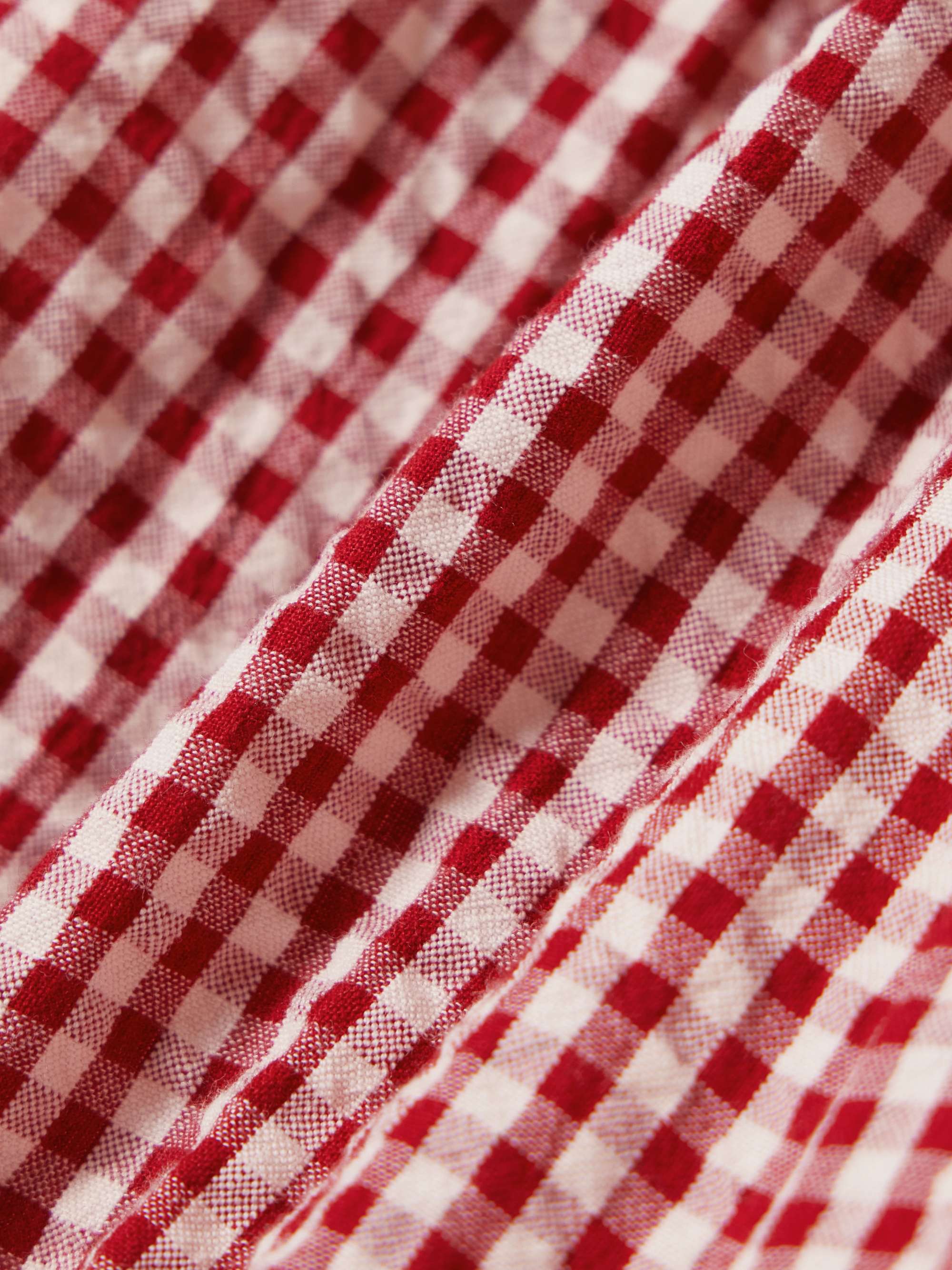 Aurelia gingham linen-seersucker shorts view