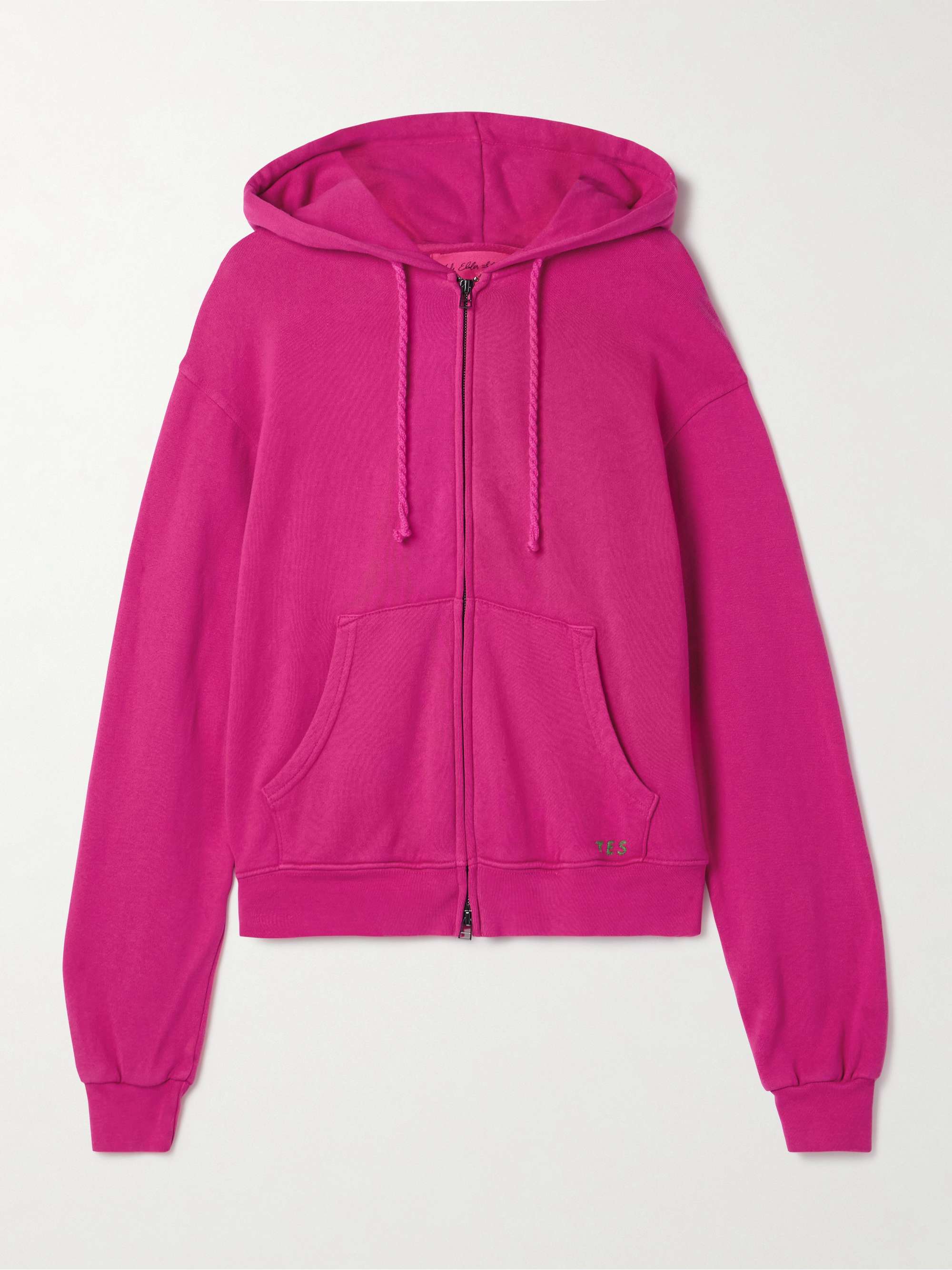 Daily cotton and cashmere-blend jersey hoodie view