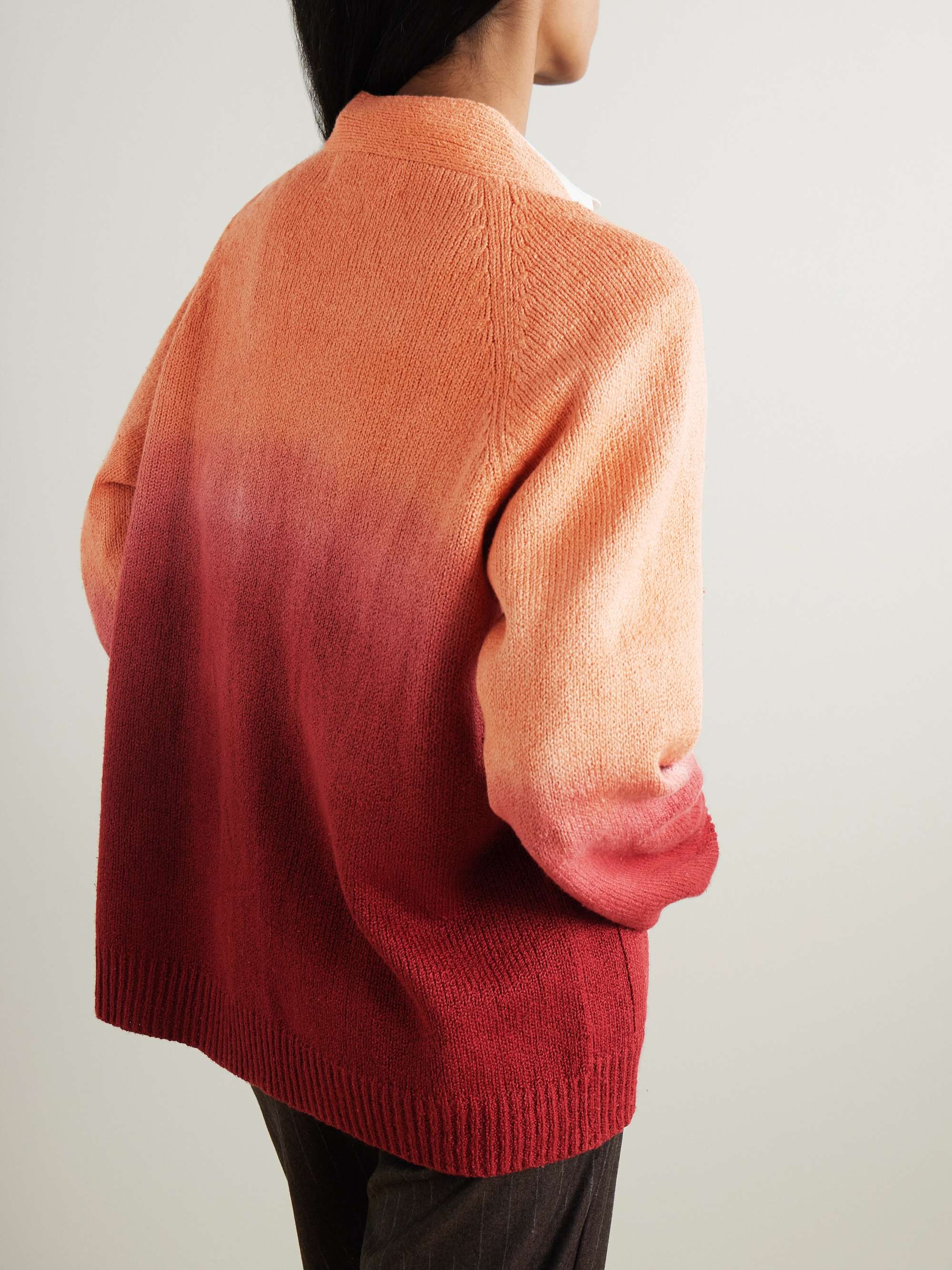 Nora Lite tie-dyed cotton cardigan view