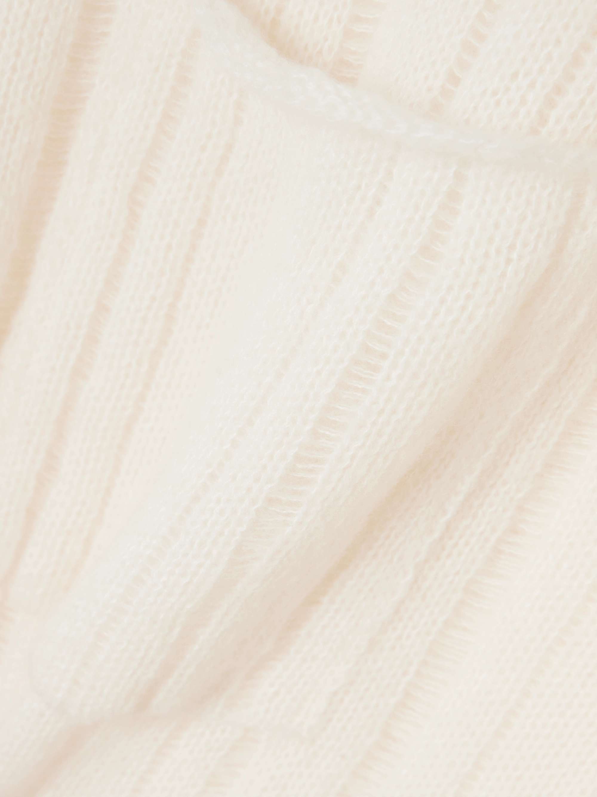Nimbus Solids ribbed cashmere and cotton-blend sweater view