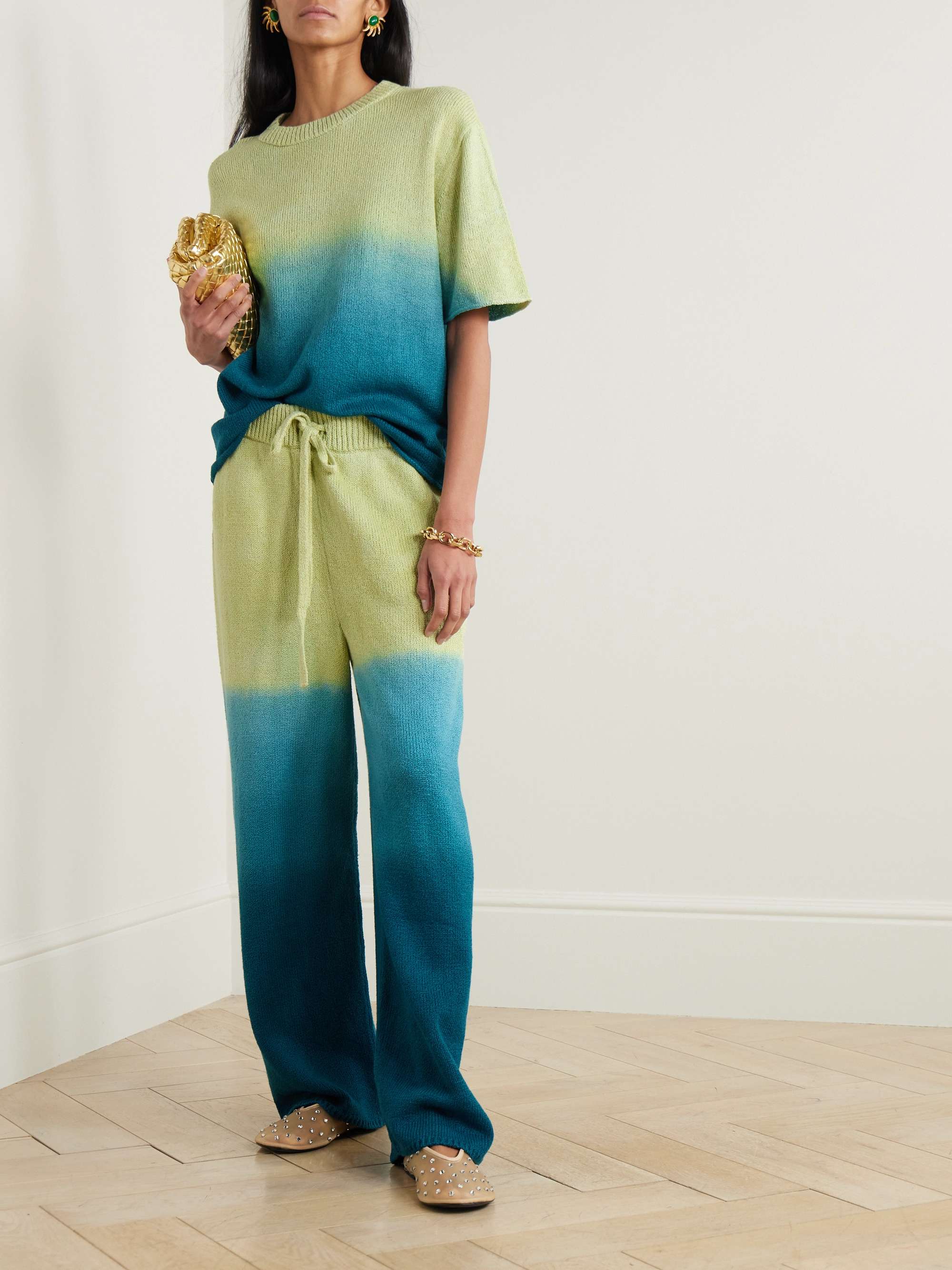 Nora Lite tie-dyed cotton T-shirt view