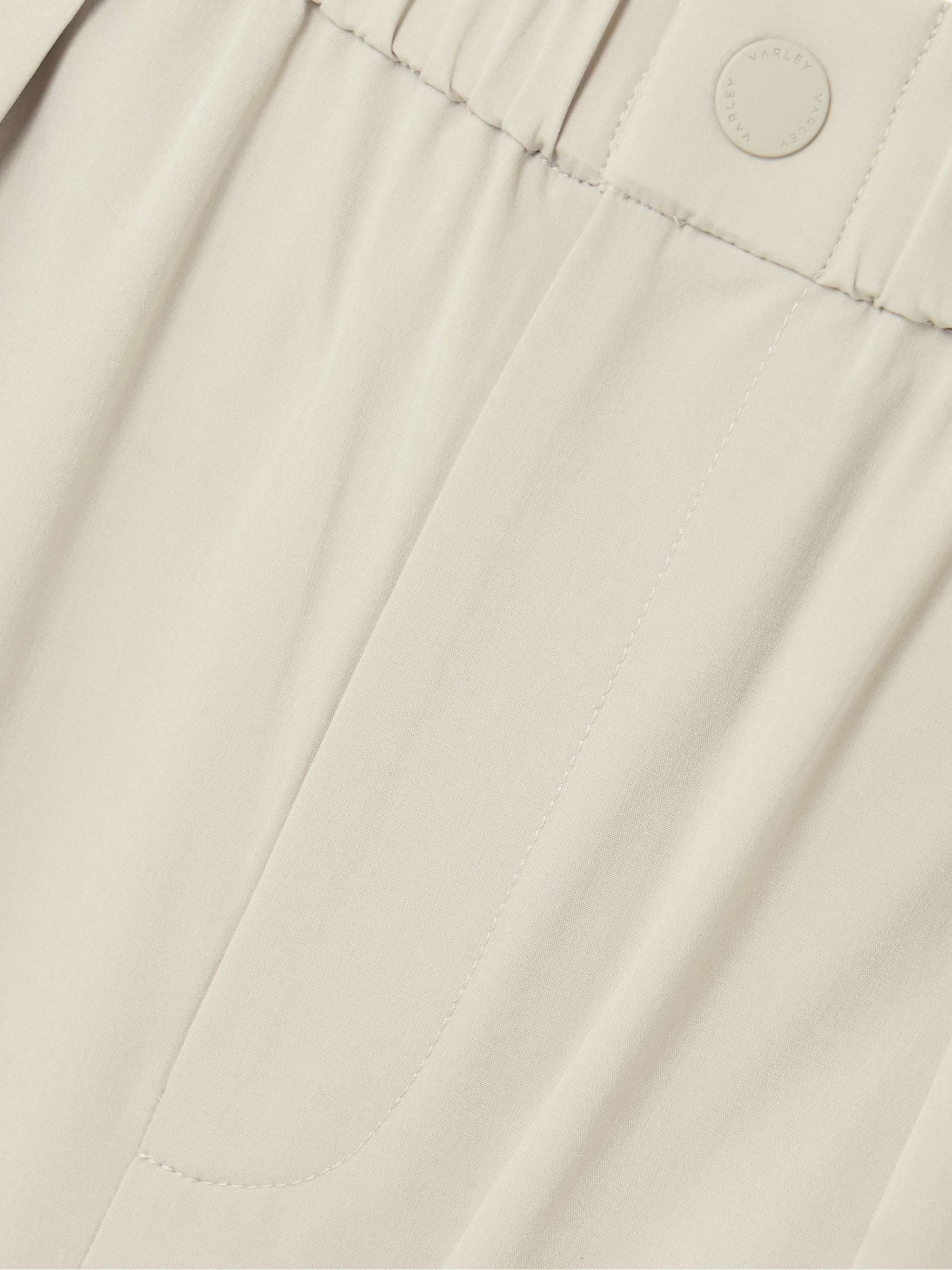 Kayson pleated stretch recycled wide-leg pants view